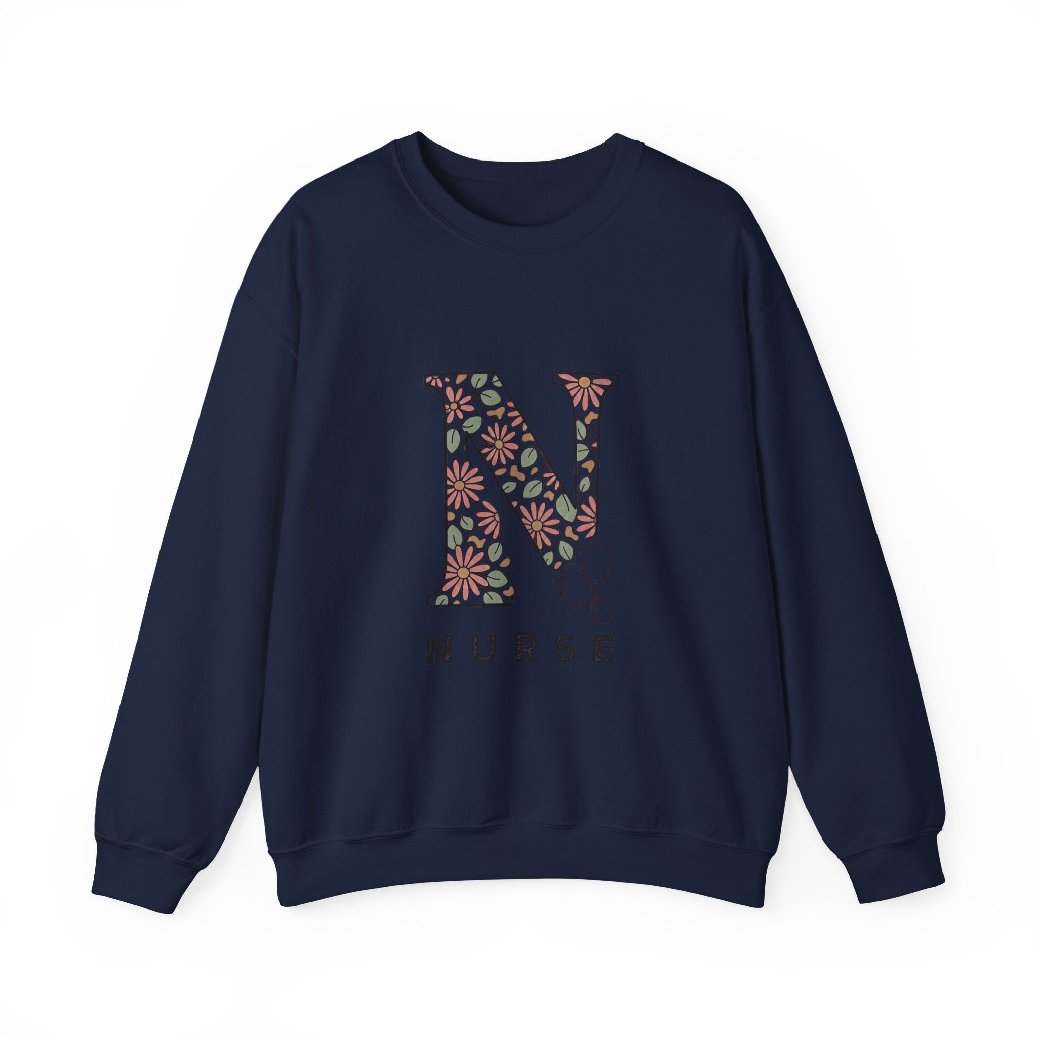 Floral N Nurse Sweatshirt | Retro Vacation, Playful Animal Vibe