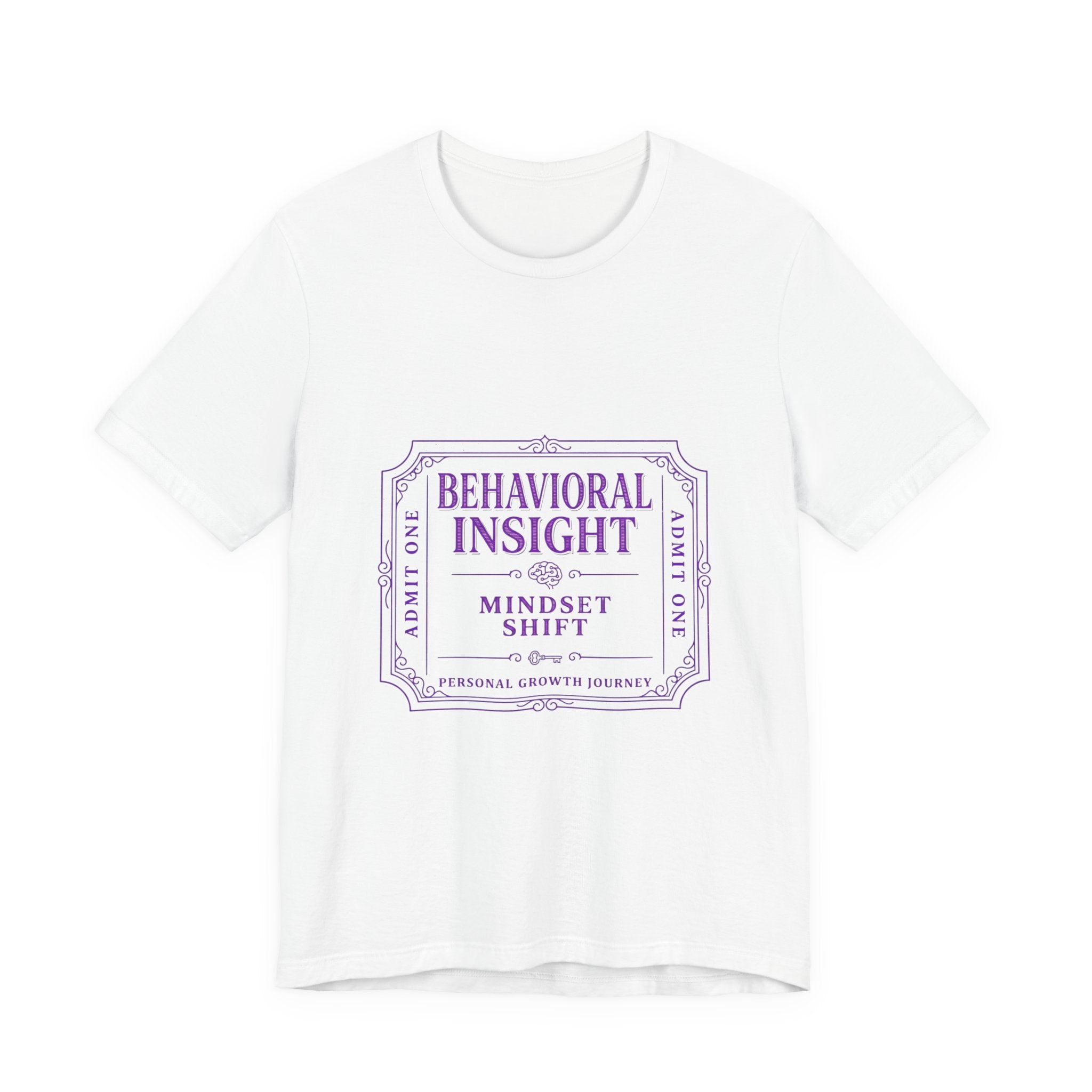 Behavioral Insight "Mindset Shift" Tee — Personal Growth Ticket Graphic T-Shirt
