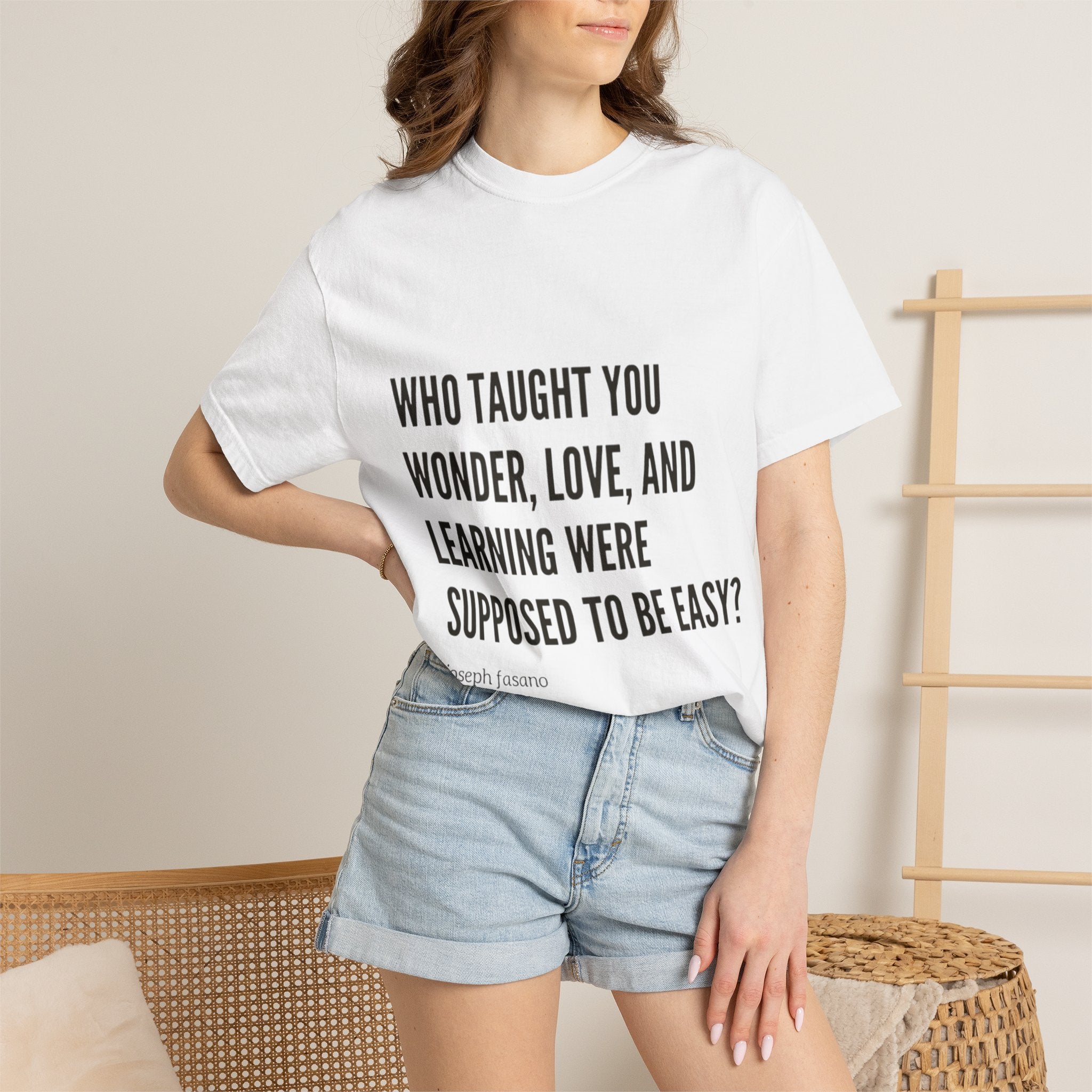 Who Taught You Wonder Love And Learning Were Supposed to be Easy - Joseph Fasano