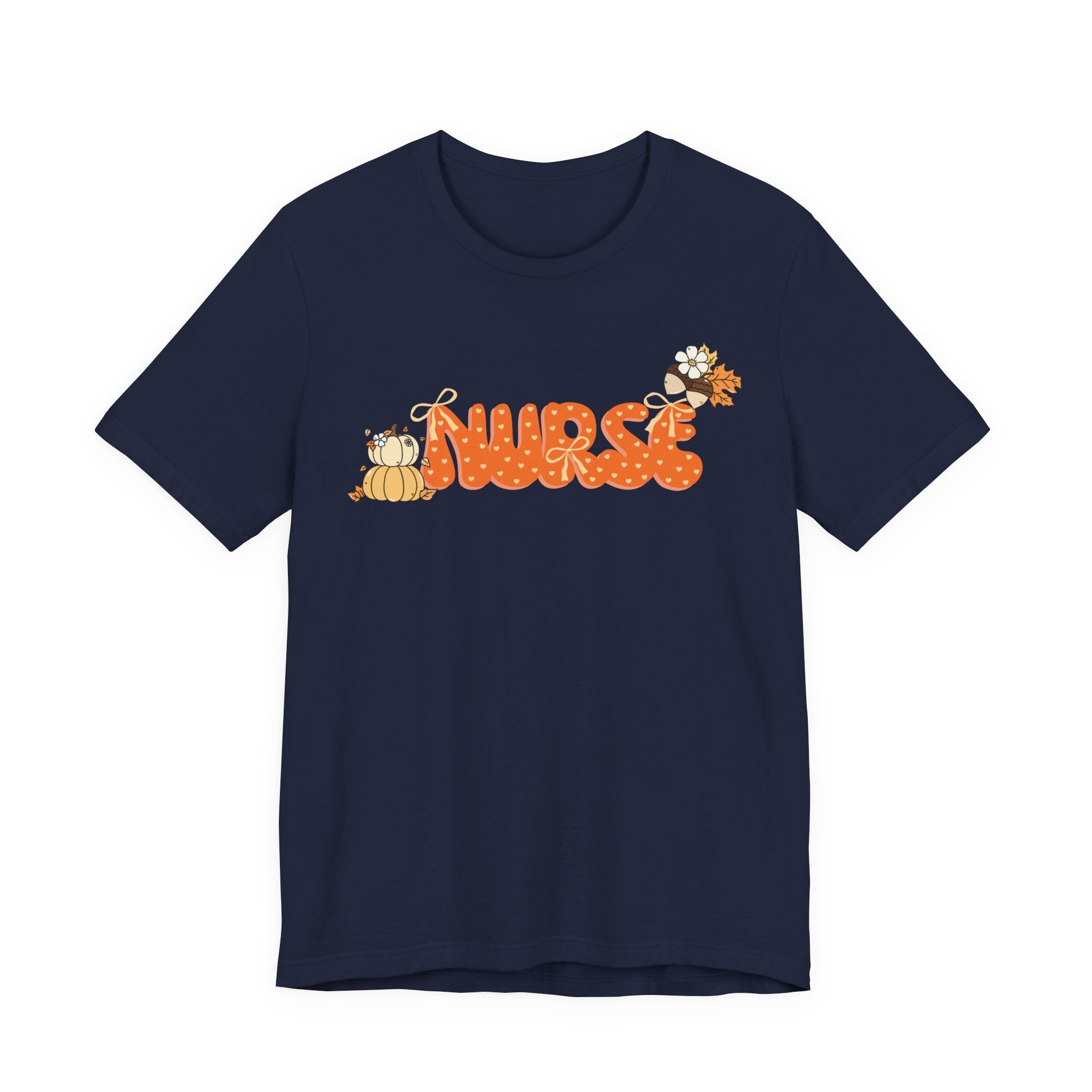 Nurse Pumpkin Patch Tee — Halloween Fall Graphic Nursing Shirt