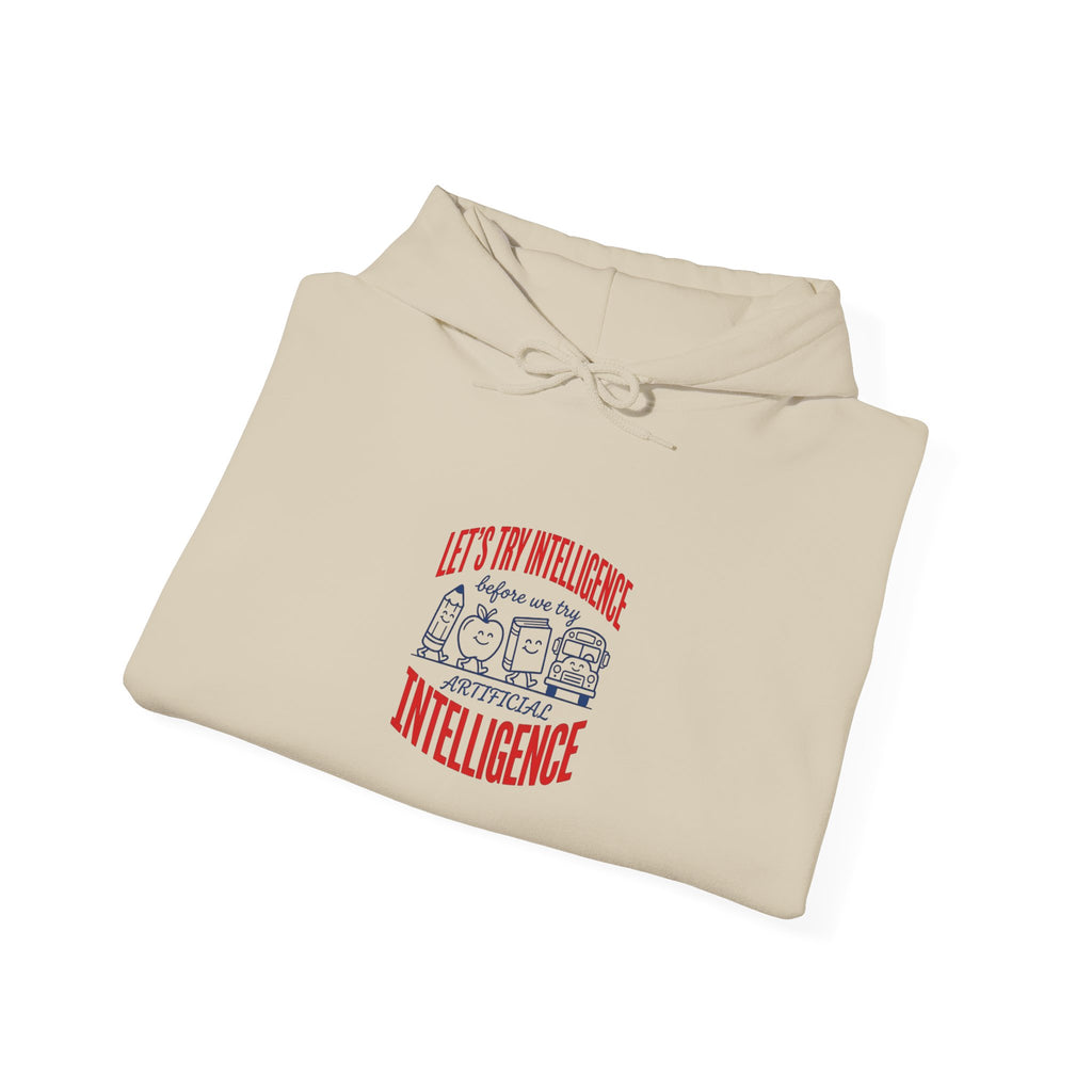 School try intelligence Unisex Heavy Blend™ Hooded Sweatshirt