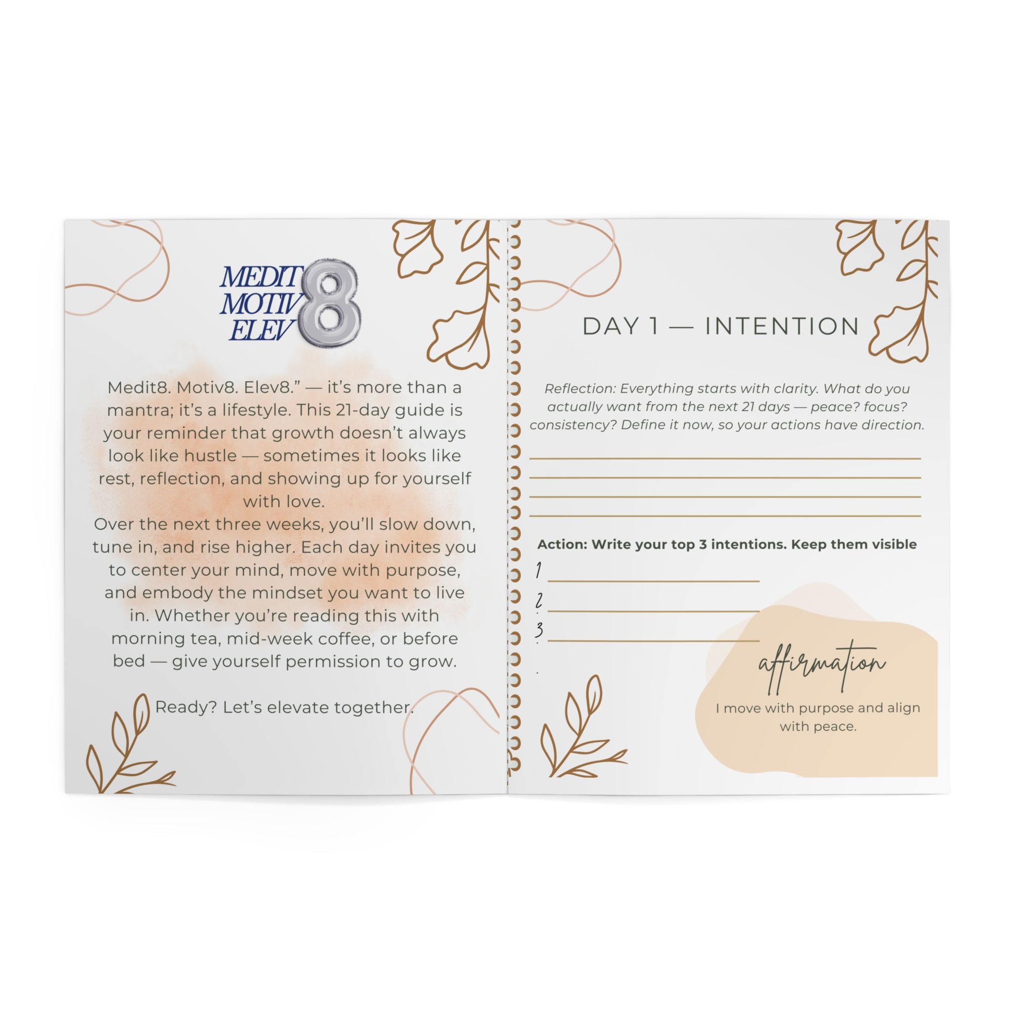 Elev8 Your Mindset: 21-Day Mindfulness & Motivation Journey