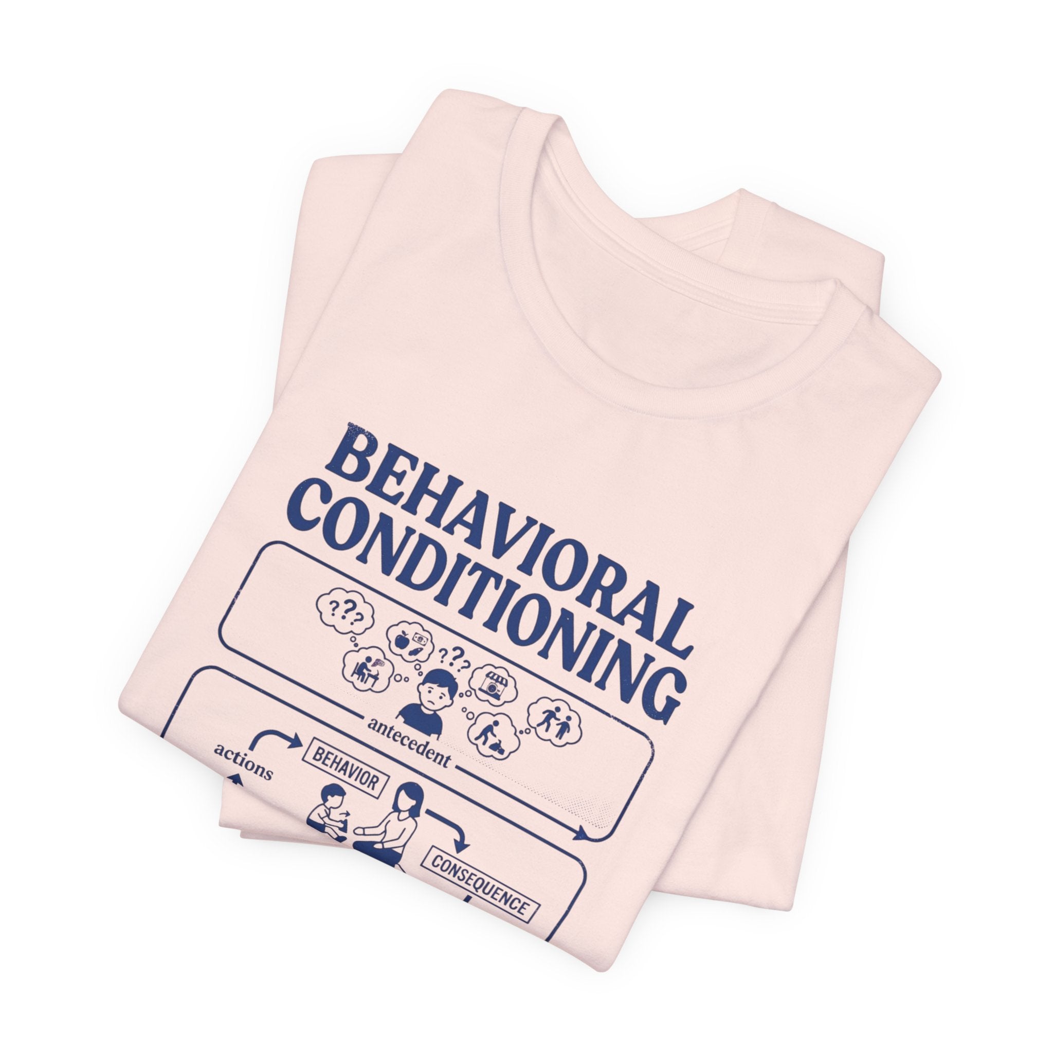Behavioral Conditioning T‑Shirt — Observe, Measure, Reinforce (Psychology Diagram Tee)