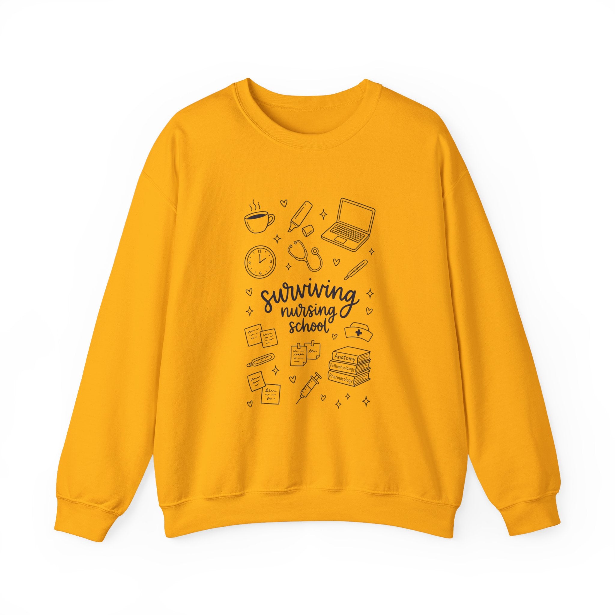 Surviving Nursing School Sweatshirt — Nursing Student Crewneck