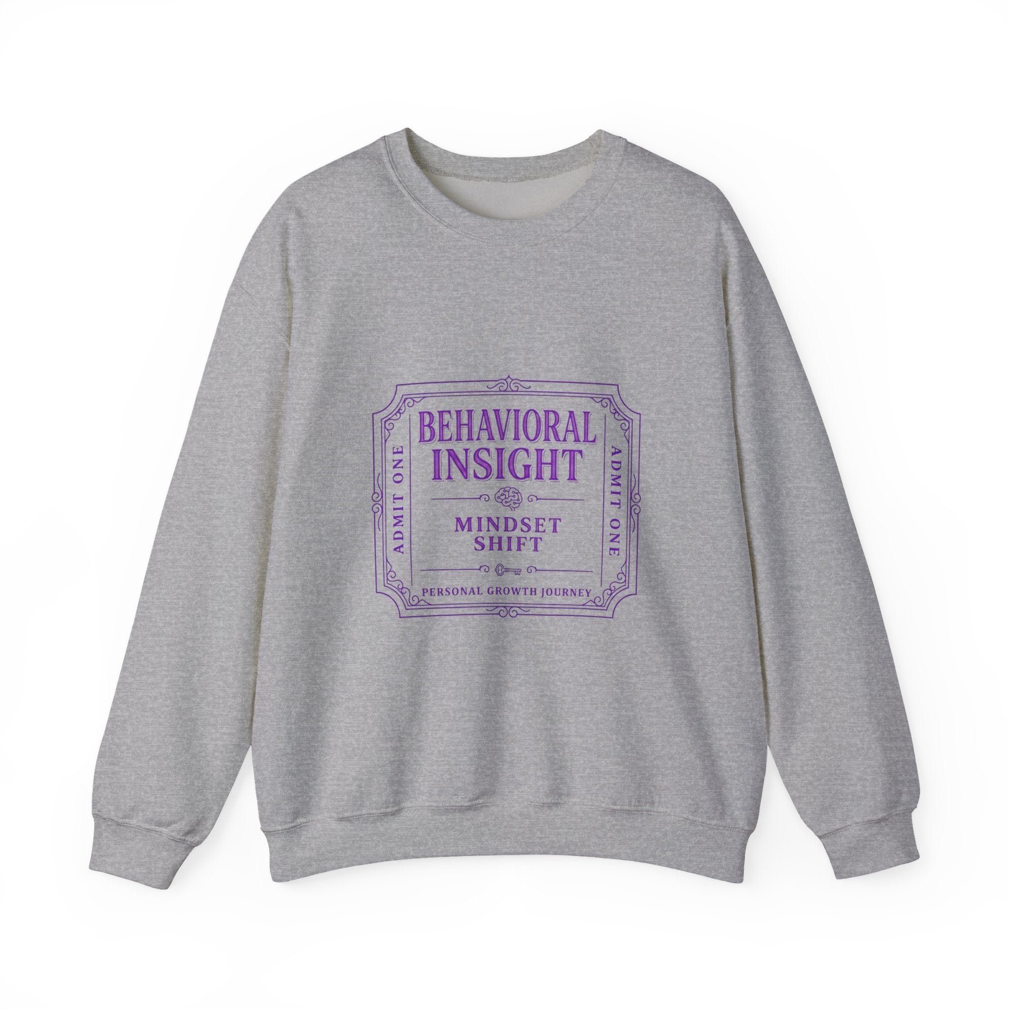 Crewneck Sweatshirt — "Behavioral Insight: Mindset Shift" Vintage Label