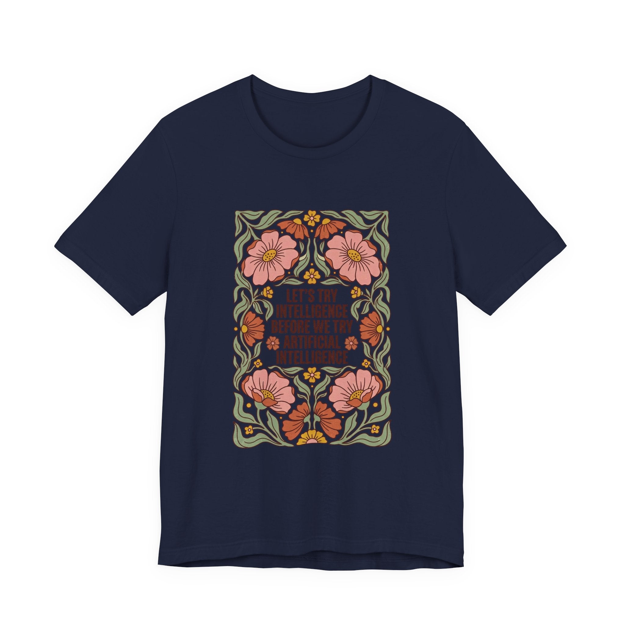 Flower try intelligence Unisex Jersey Short Sleeve Tee