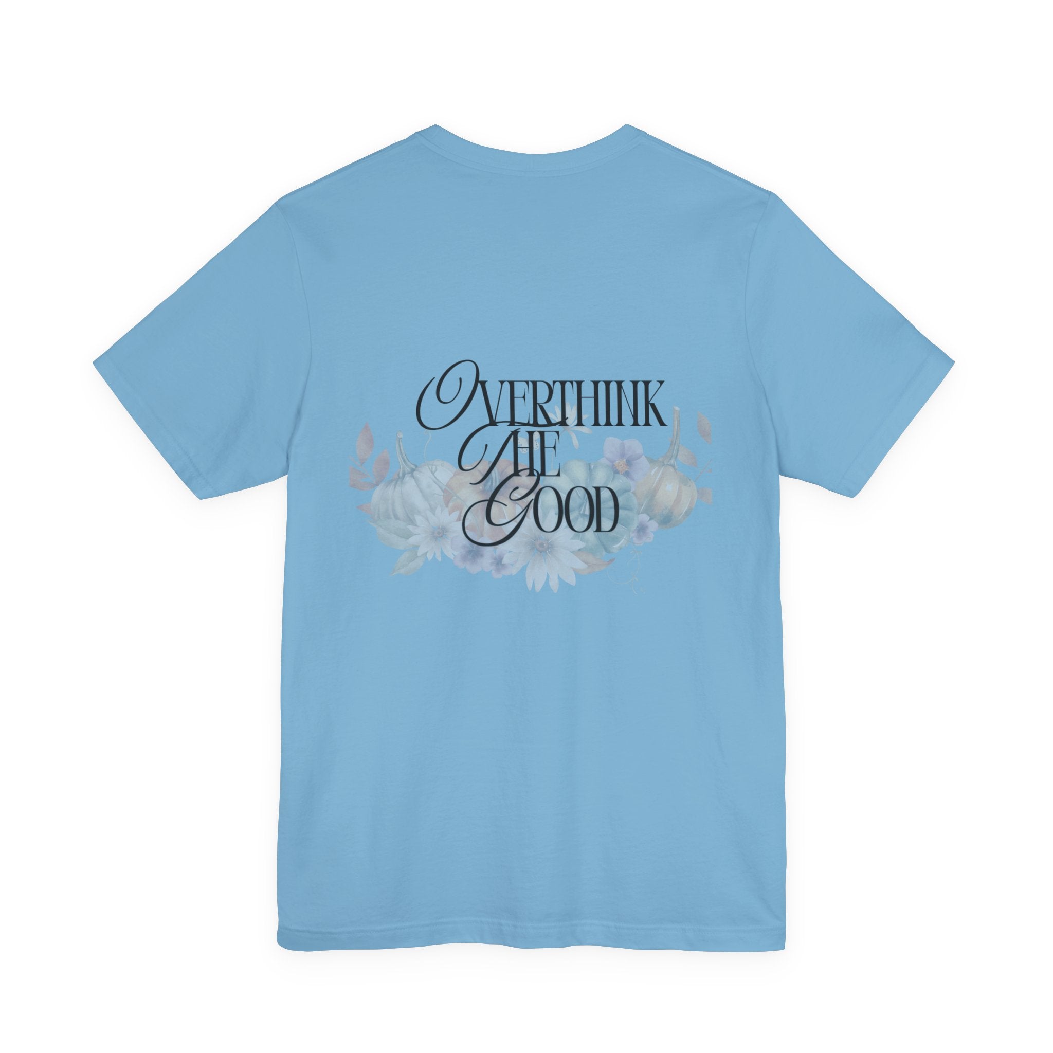 Overthink the Good Pumpkin Floral Tee