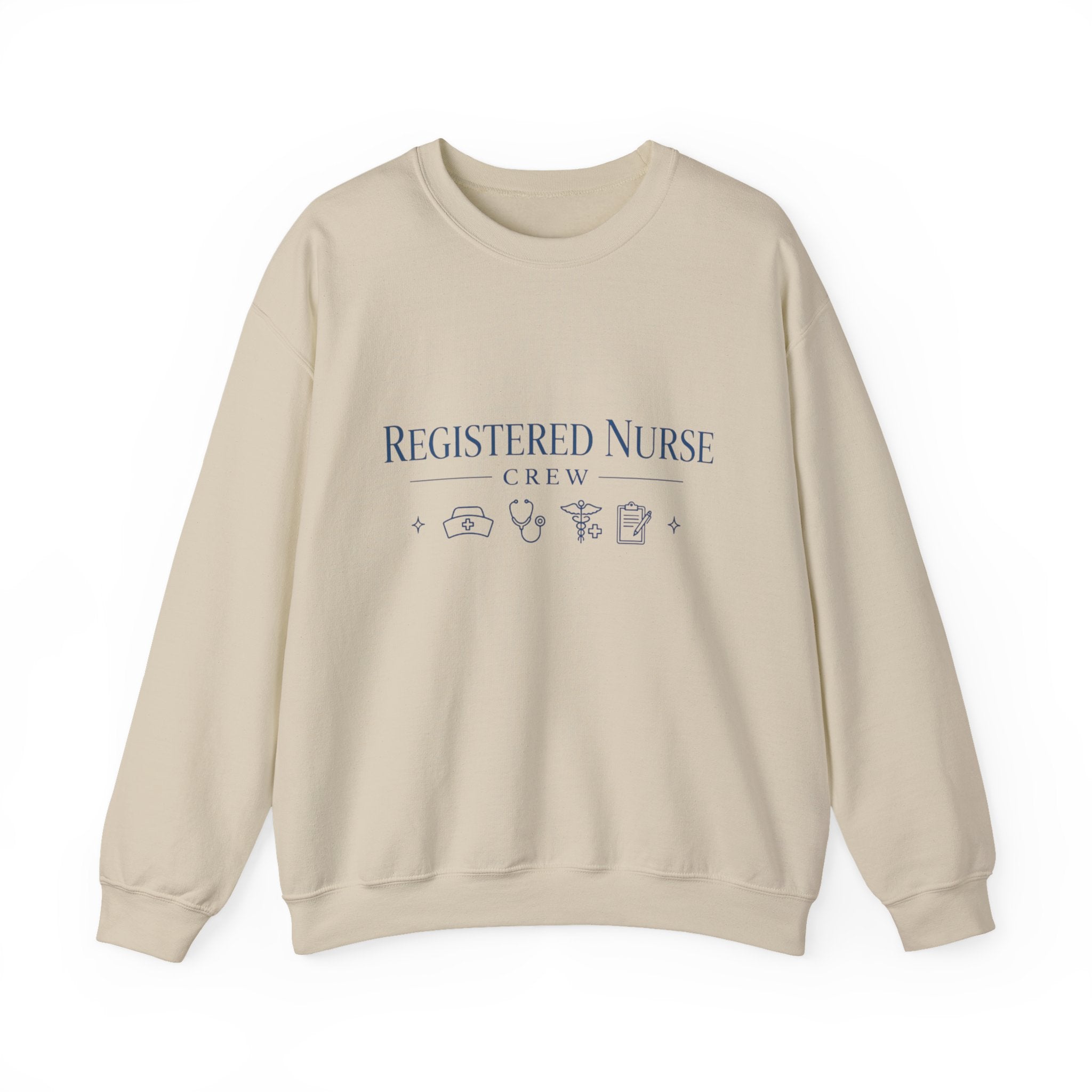Registered Nurse Crewneck Sweatshirt – "Registered Nurse Crew" Comfort Pullover