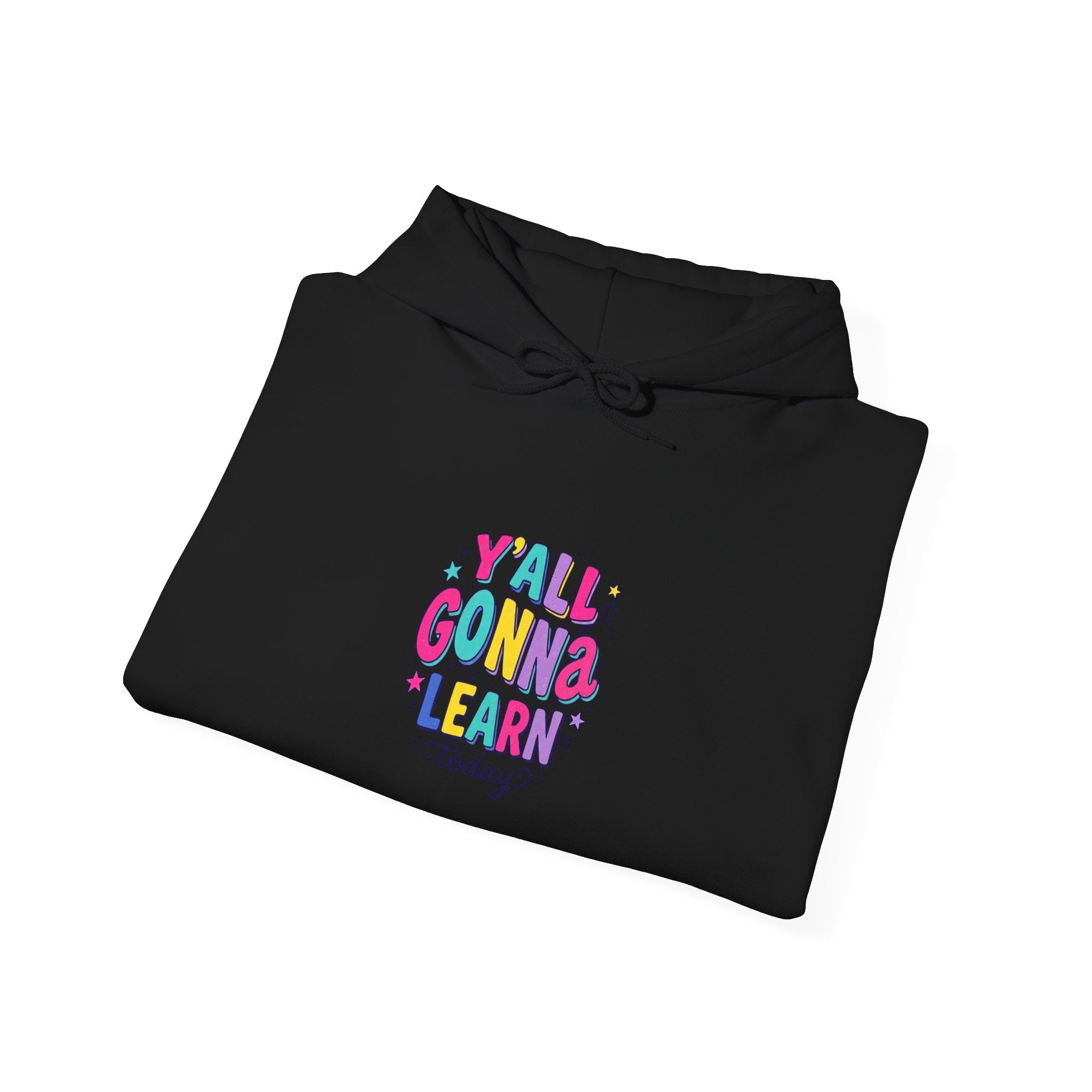 Y'all Gonna Learn hoodie | Christian rainbow scripture quote, playful faith sweatshirt