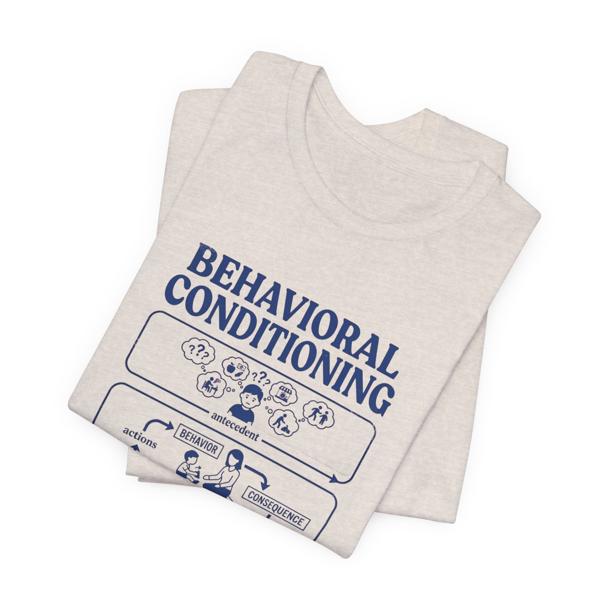 Behavioral Conditioning T‑Shirt — Observe, Measure, Reinforce (Psychology Diagram Tee)