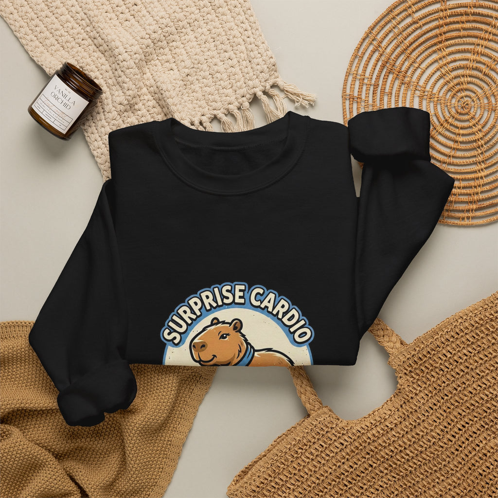 Surprise Cardio Dog Crewneck Sweatshirt | Soccer Fan Match-Day Colors