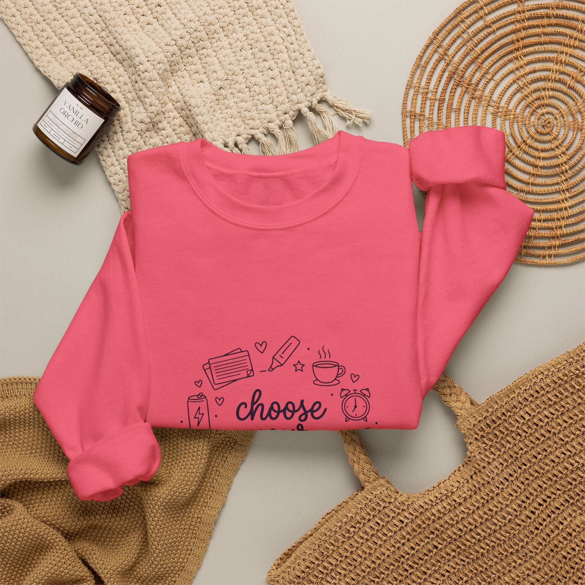 Crewneck Sweatshirt – "Choose Your Reinforcer" School Psych/Behavior Therapist Comfort Pullover
