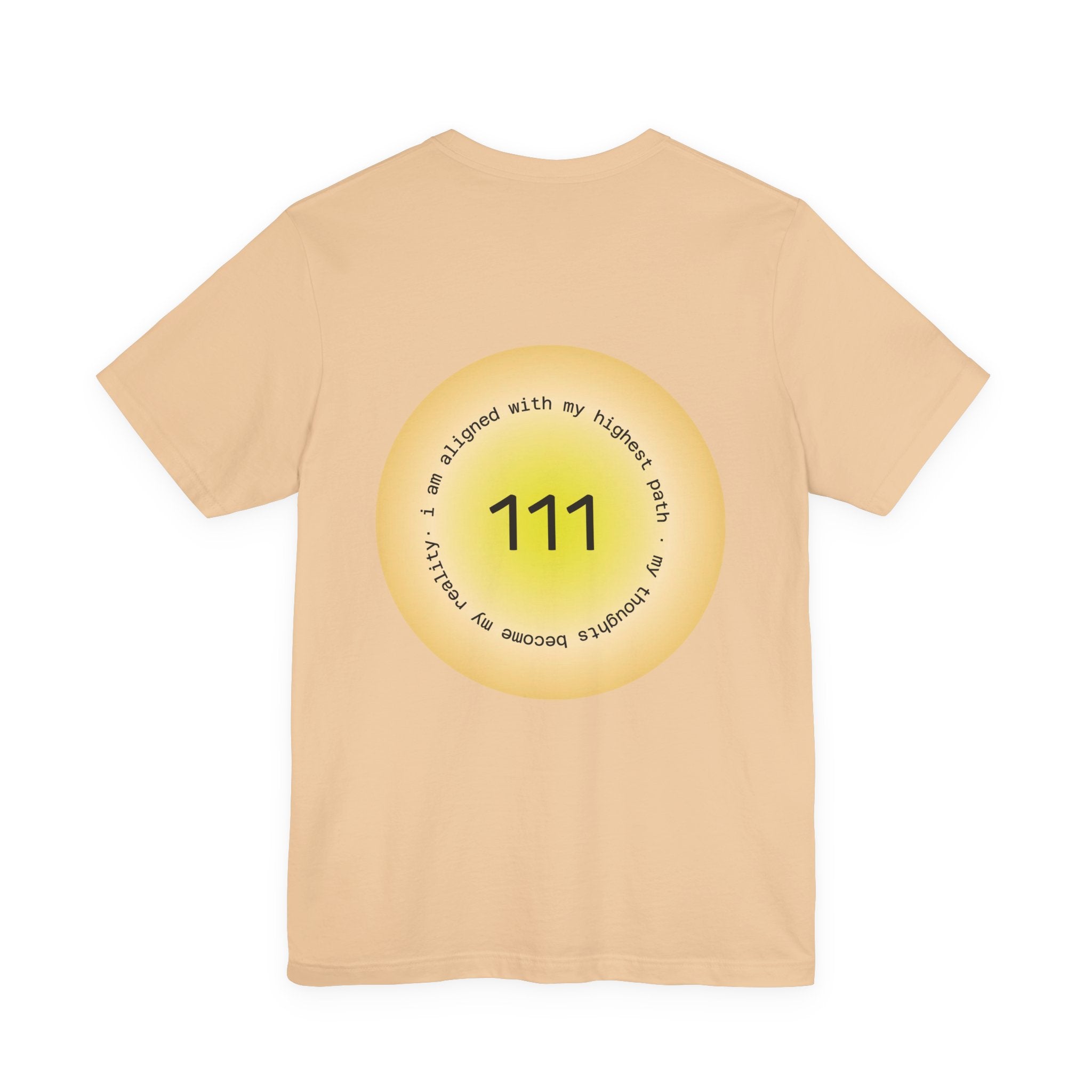 Angel Number 111 T-Shirt — Spiritual Manifestation Tee with Positive Affirmation