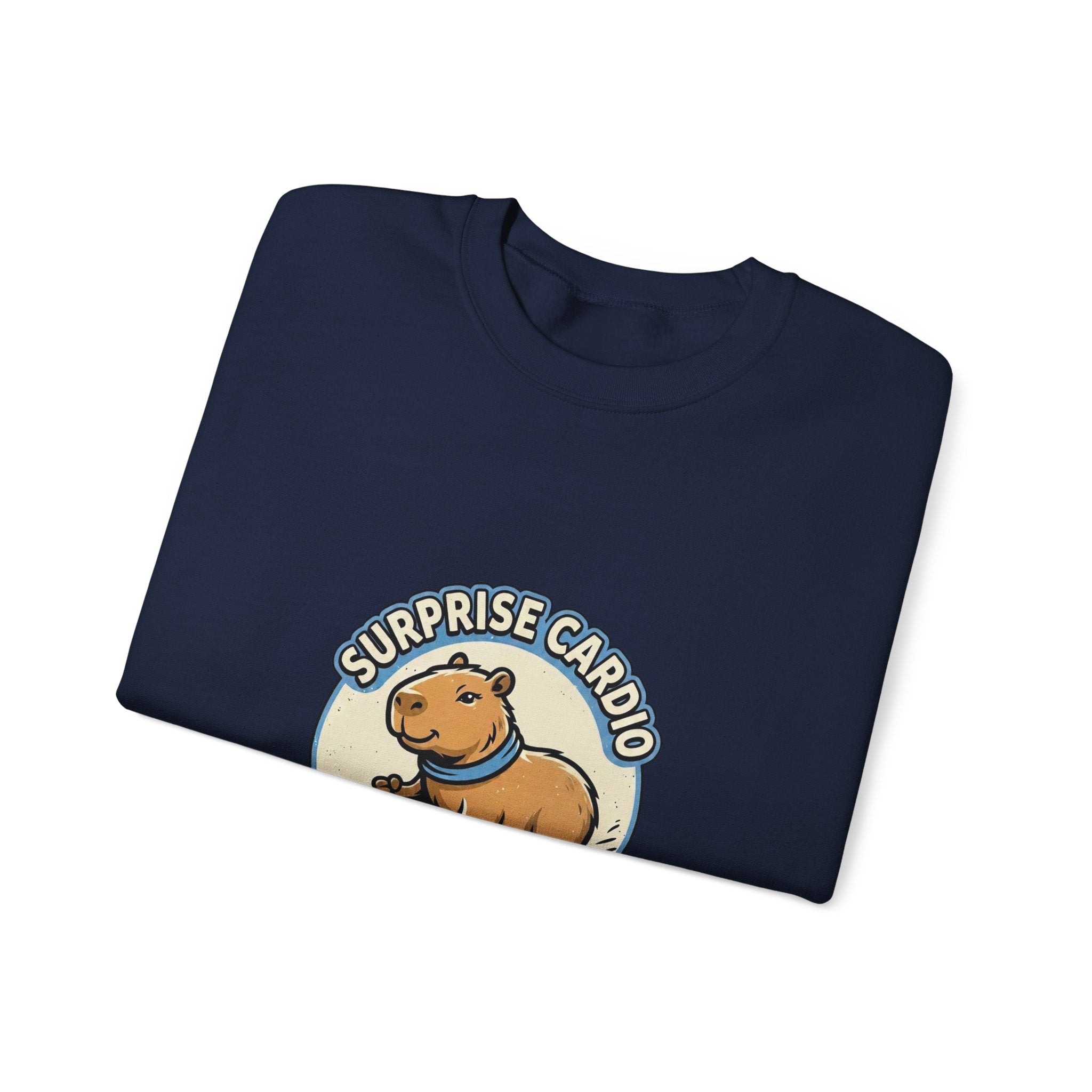 Surprise Cardio Dog Crewneck Sweatshirt | Soccer Fan Match-Day Colors