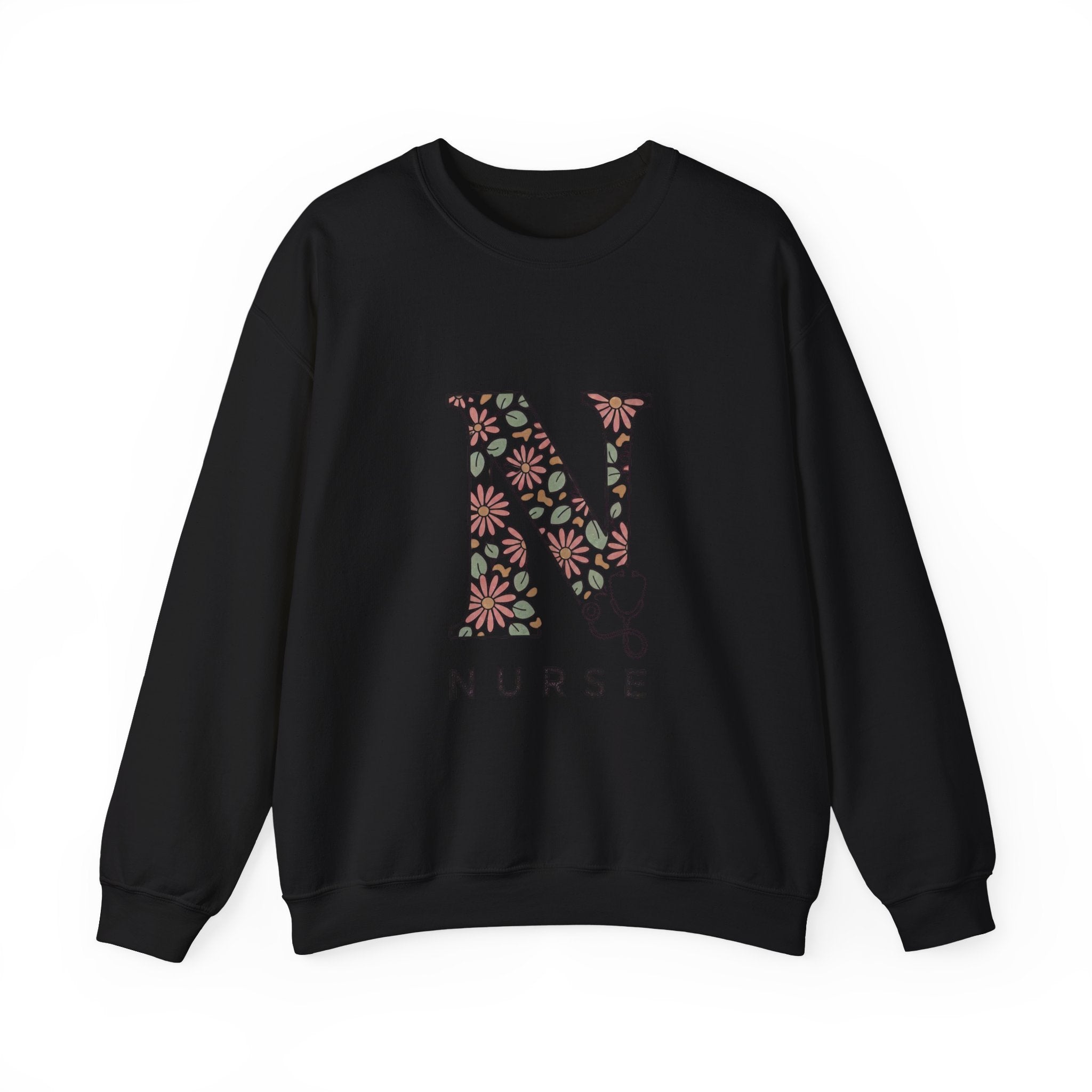 Floral N Nurse Sweatshirt | Retro Vacation, Playful Animal Vibe