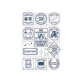 ABA Behavior Therapy Sticker Sheet — Kiss-Cut Therapeutic Icons for Clinicians & Students