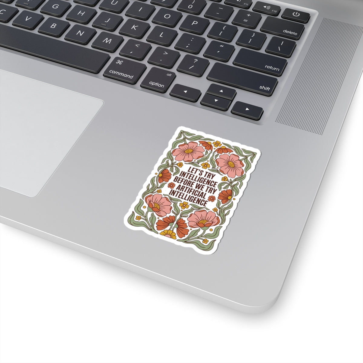 Flower try intelligence Kiss-Cut Stickers
