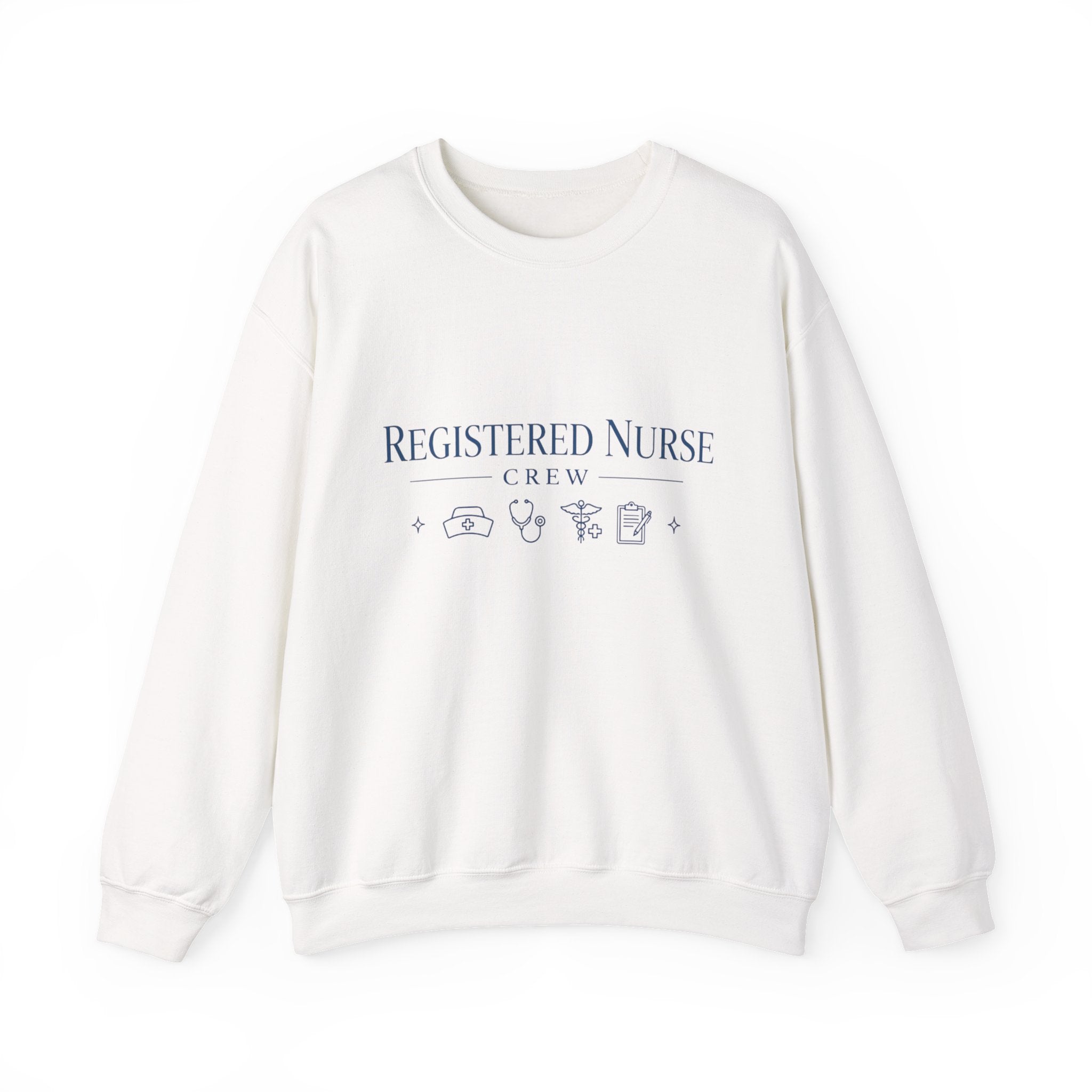 Registered Nurse Crewneck Sweatshirt – "Registered Nurse Crew" Comfort Pullover