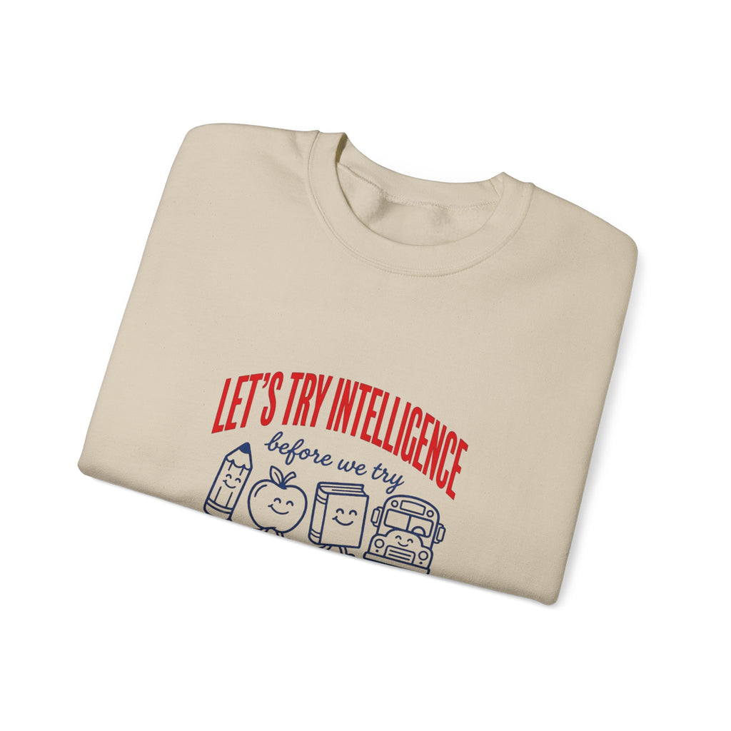 School try intelligence Unisex Heavy Blend™ Crewneck Sweatshirt