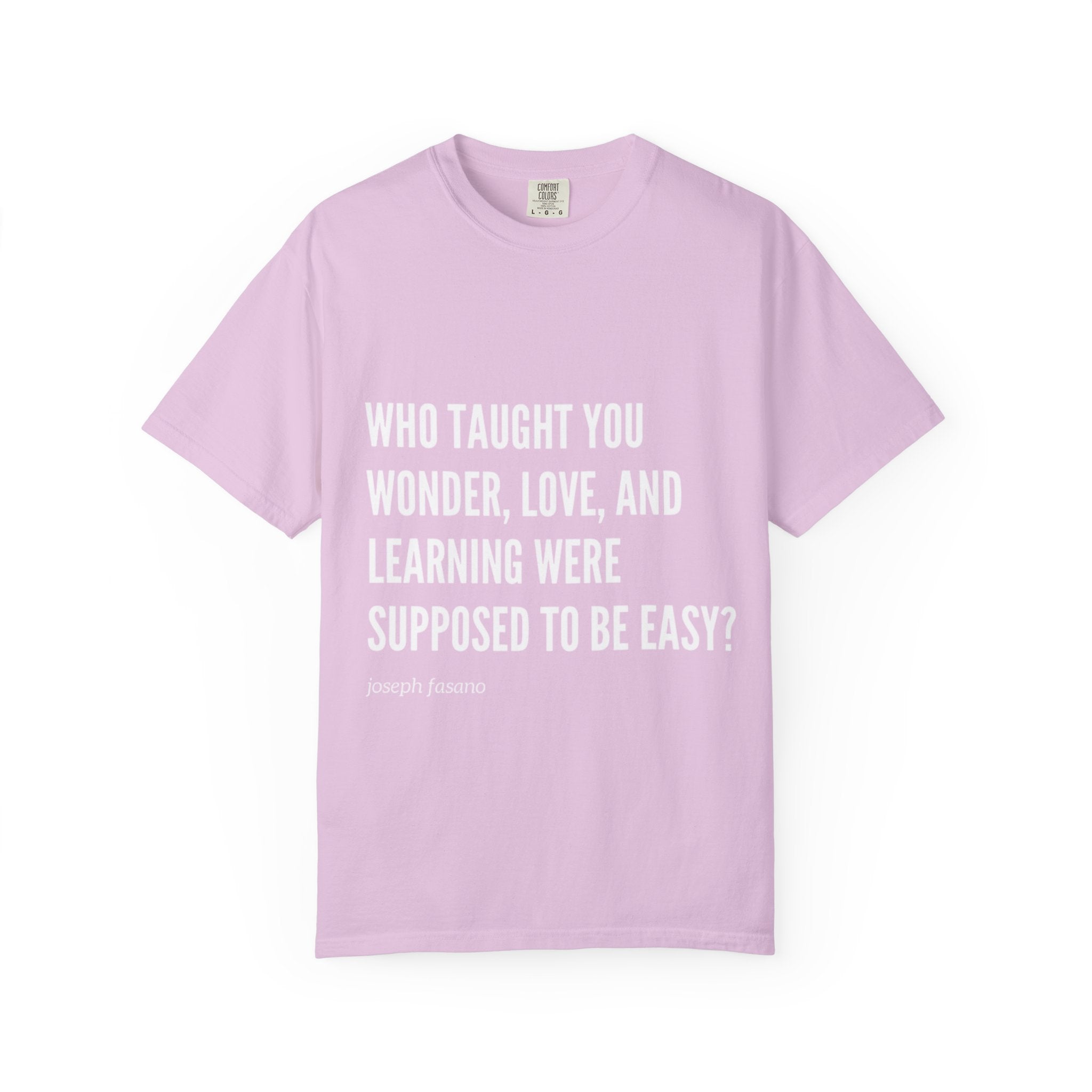 Who Taught You Wonder Love And Learning Were Supposed to be Easy - Joseph Fasano