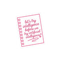 Notebook try intelligence Kiss-Cut Stickers