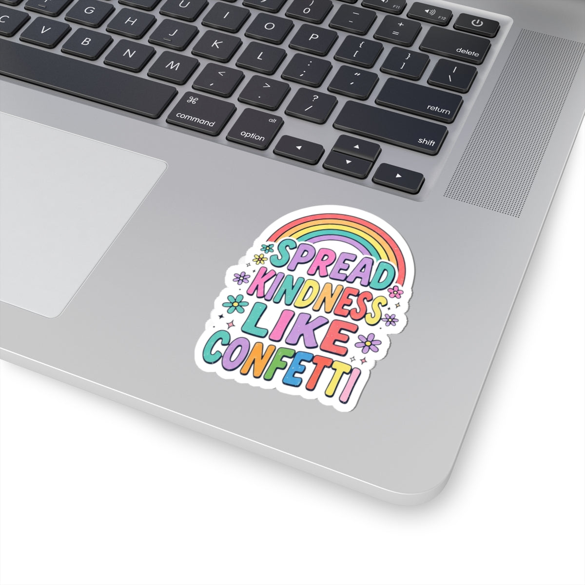 Spread Kindness Like Confetti Sticker | Christian Rainbow Faith Sticker