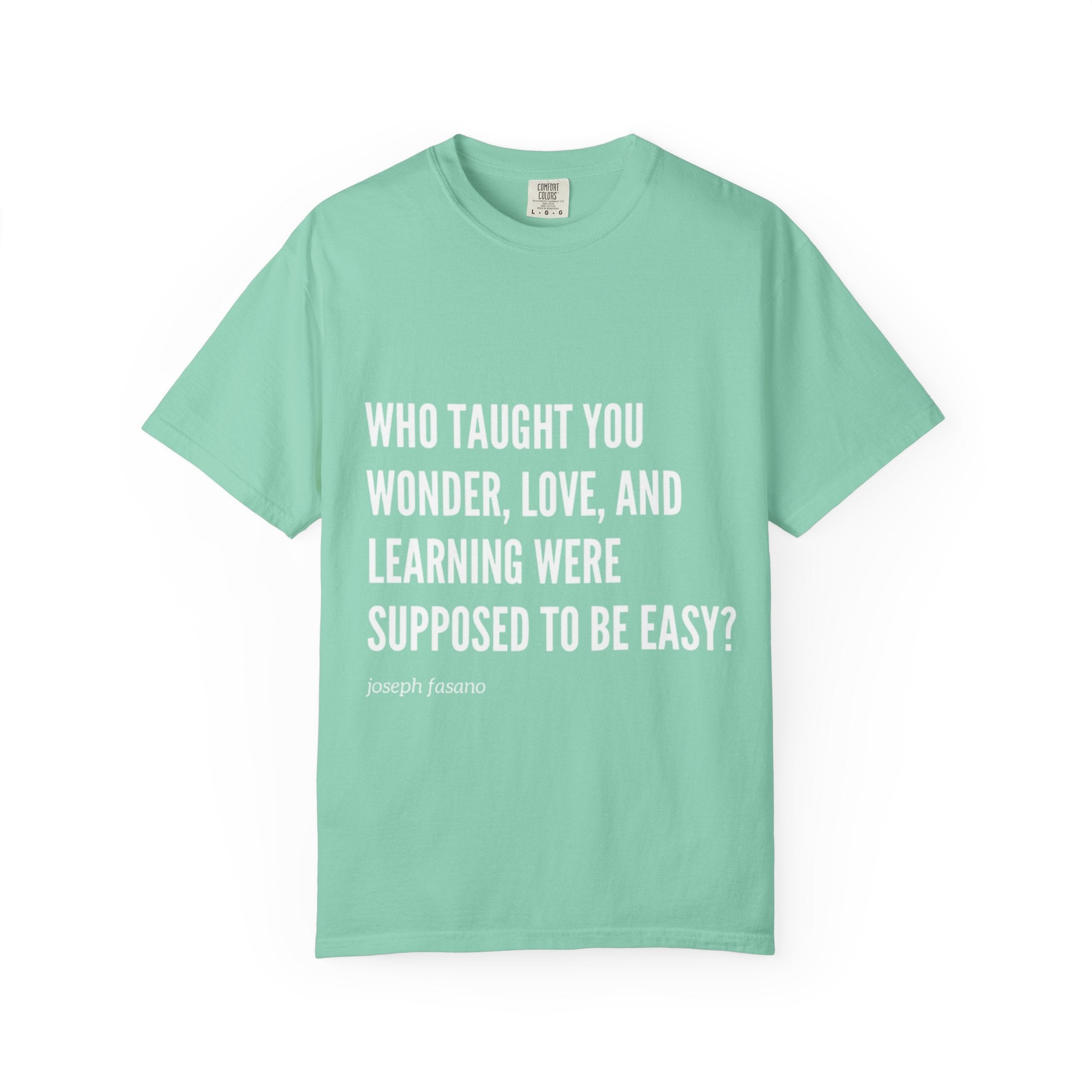 Who Taught You Wonder Love And Learning Were Supposed to be Easy - Joseph Fasano