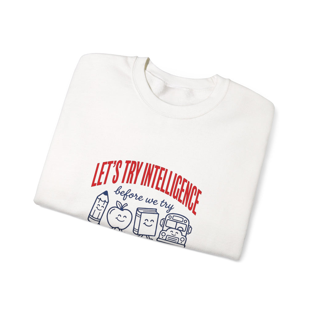 School try intelligence Unisex Heavy Blend™ Crewneck Sweatshirt