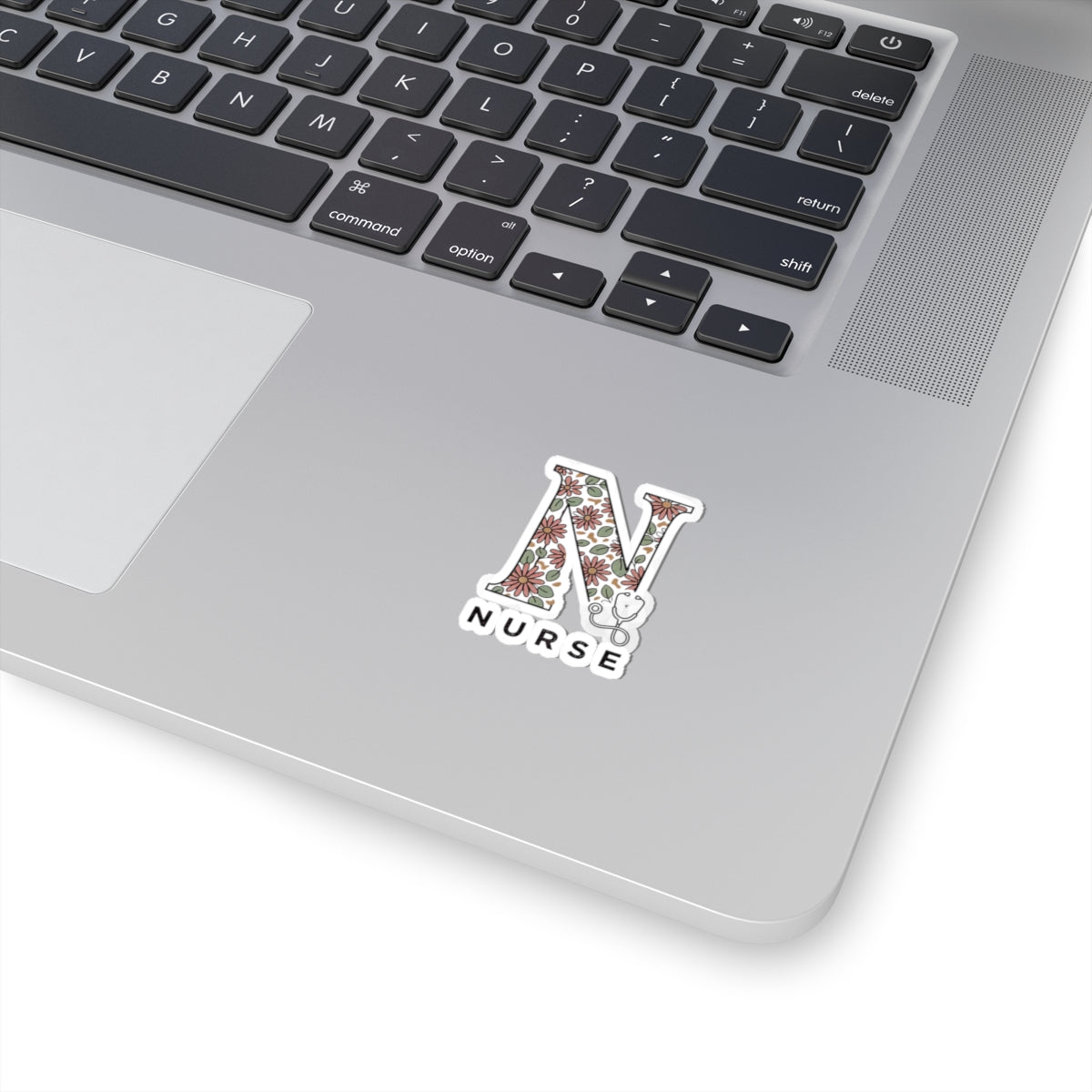 Floral N Nurse Sticker | Kiss-Cut, Retro Floral, Easy Tiger, Nurse Decal