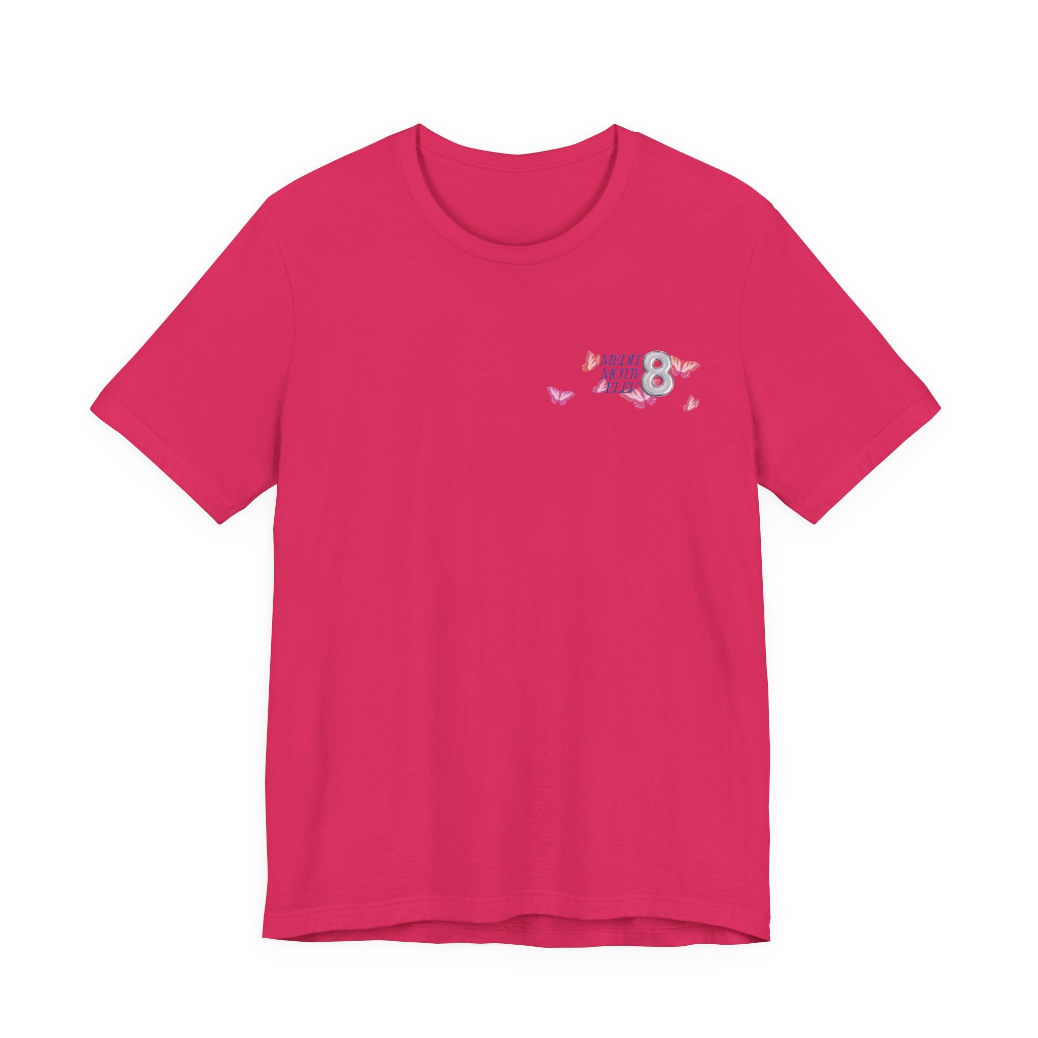 Grateful Hearts Club T‑Shirt – Floral Butterfly Graphic Tee