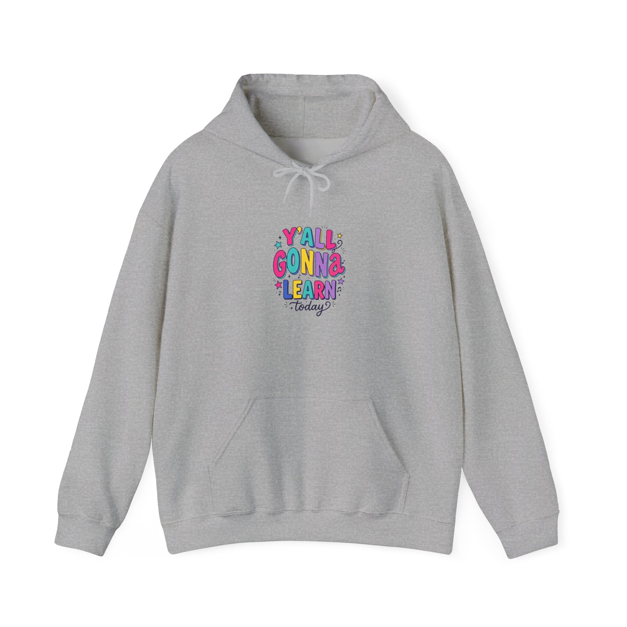 Y'all Gonna Learn hoodie | Christian rainbow scripture quote, playful faith sweatshirt