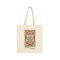 Flower try intelligence Cotton Canvas Tote Bag