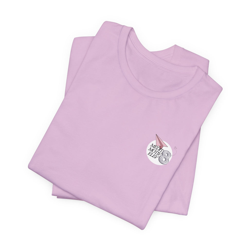 Let It Go Tee — Pink Paper Airplane Graphic T-Shirt