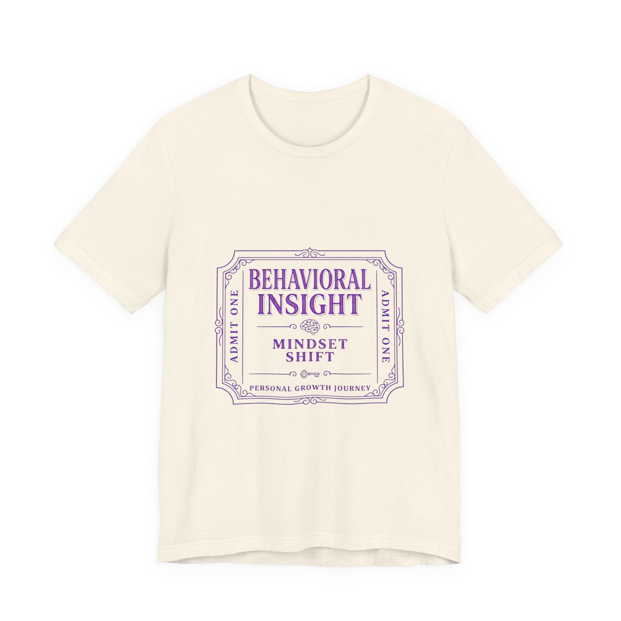Behavioral Insight "Mindset Shift" Tee — Personal Growth Ticket Graphic T-Shirt
