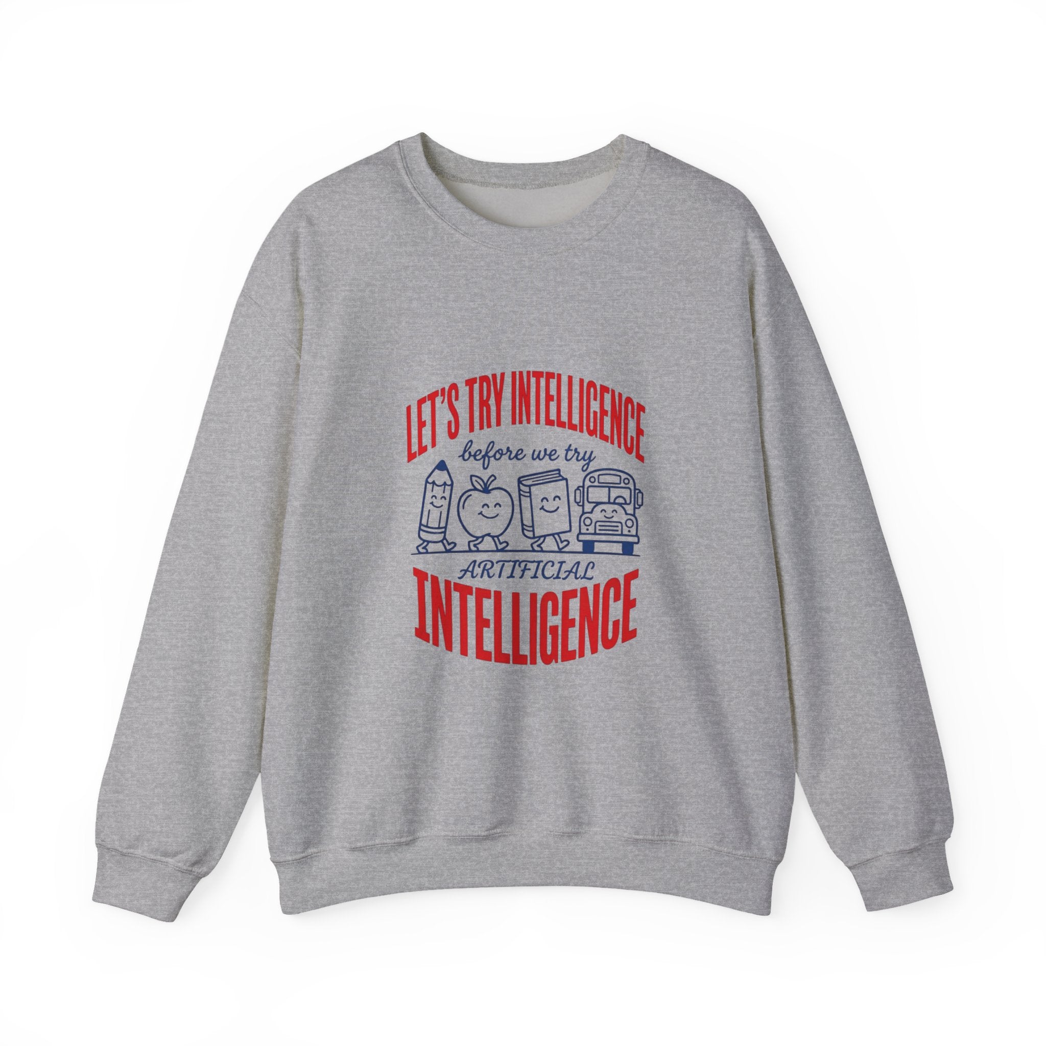 School try intelligence Unisex Heavy Blend™ Crewneck Sweatshirt