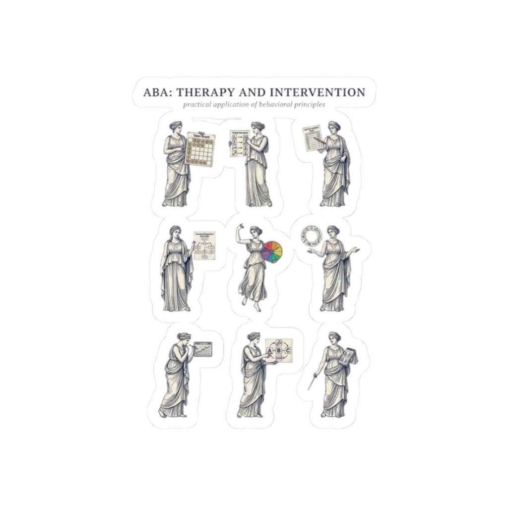 Classical Greek Statue Stickers | Mythcore, Dark Academia Kiss-Cut Stickers