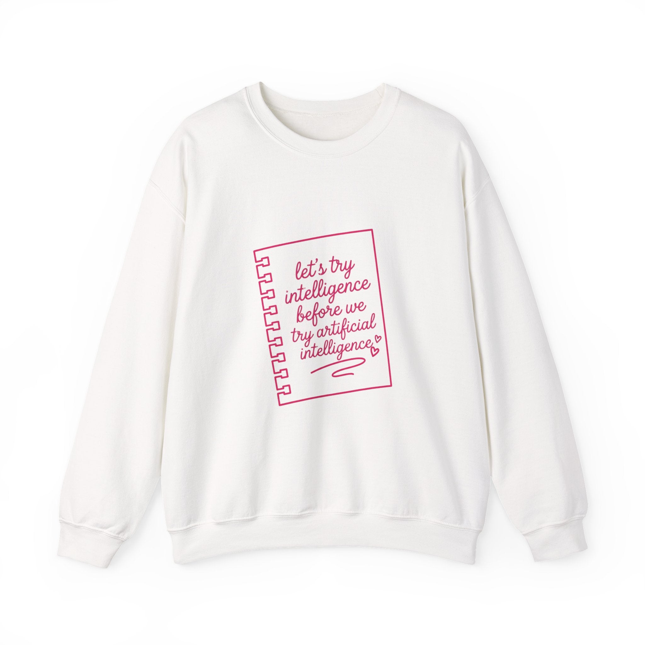 Notebook try intelligence Unisex Heavy Blend™ Crewneck Sweatshirt