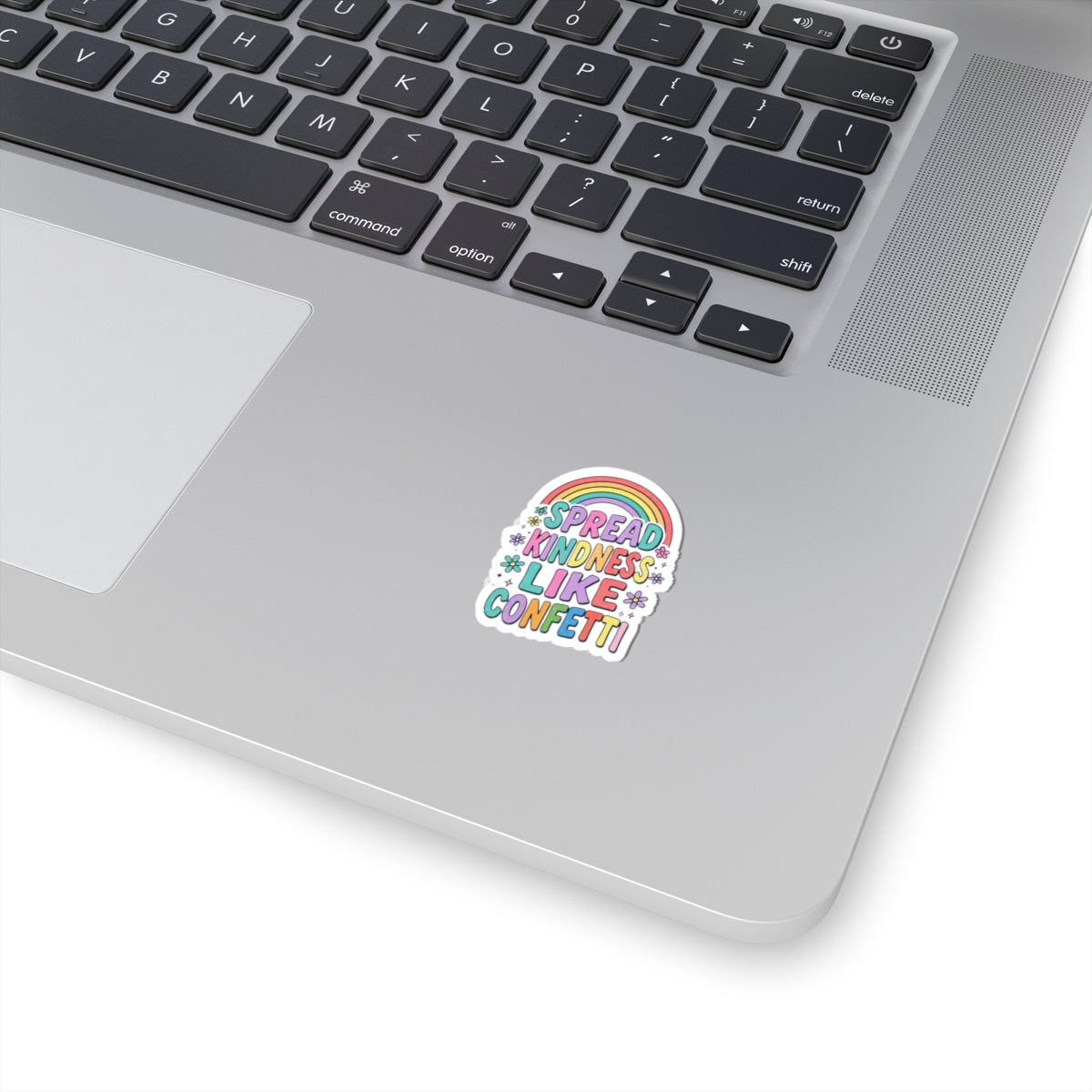Spread Kindness Like Confetti Sticker | Christian Rainbow Faith Sticker