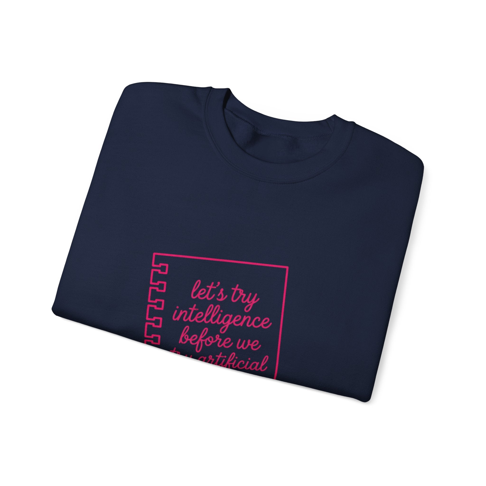 Notebook try intelligence Unisex Heavy Blend™ Crewneck Sweatshirt