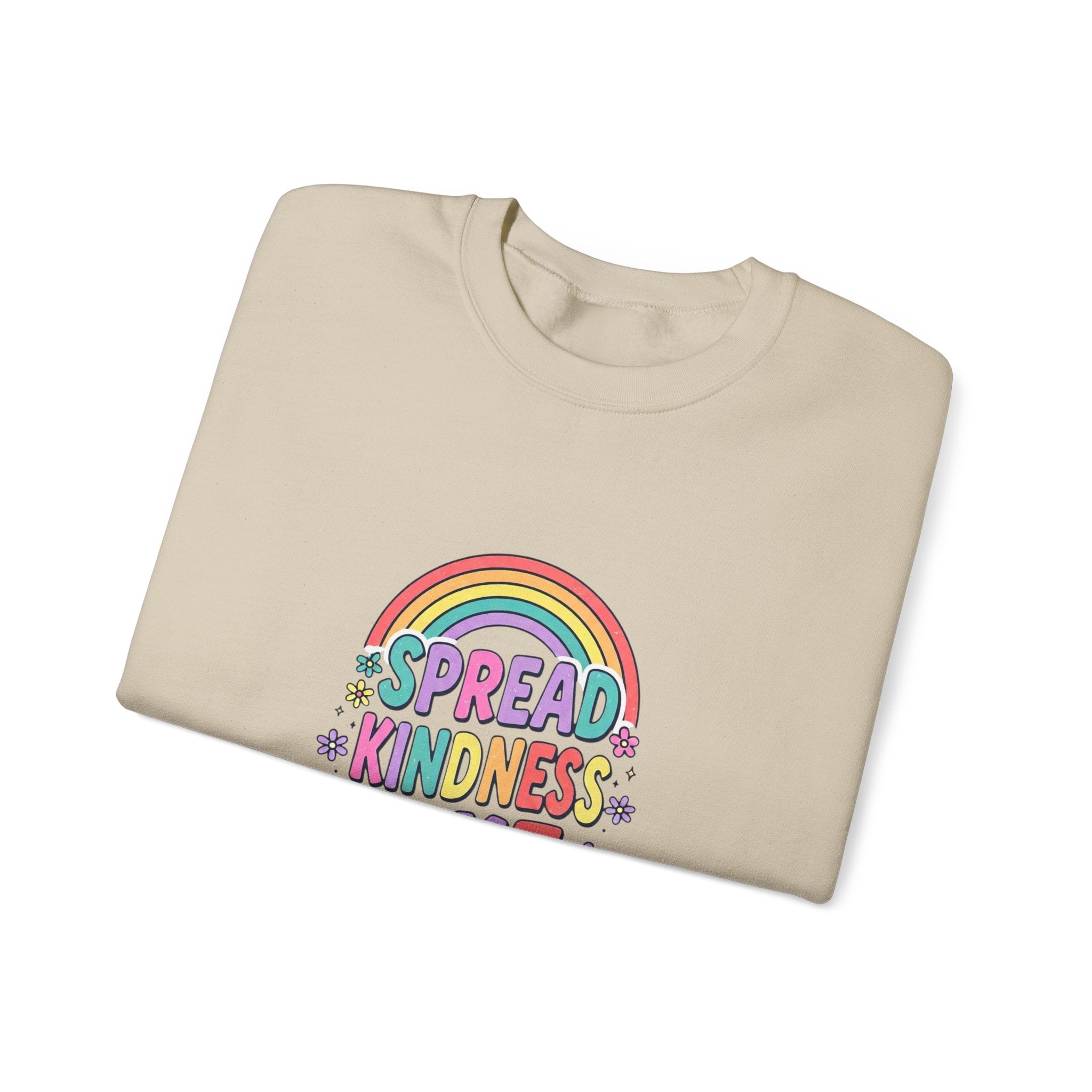 Spread Kindness Like Confetti Sweatshirt | Christian Rainbow Scripture