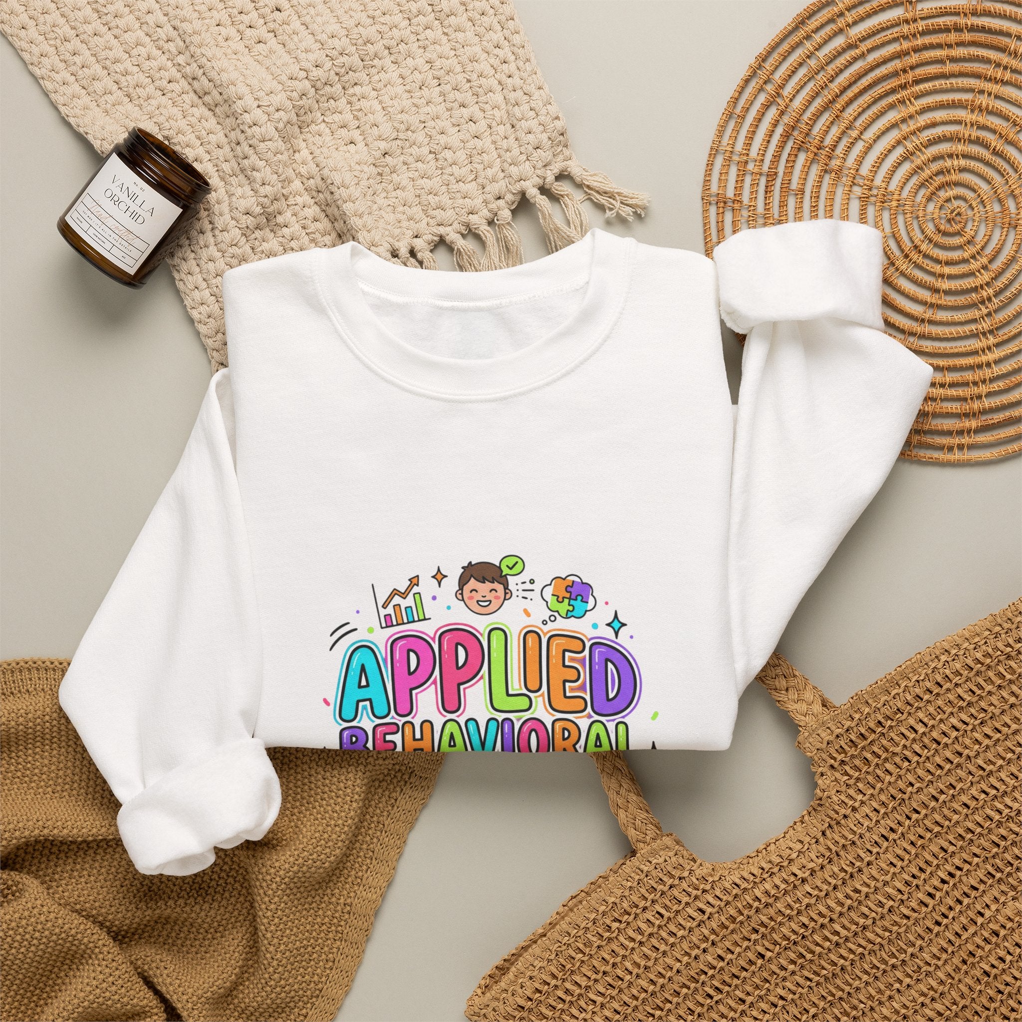 Applied Behavioral Therapist Crewneck | School Staff Apparel, Support Staff