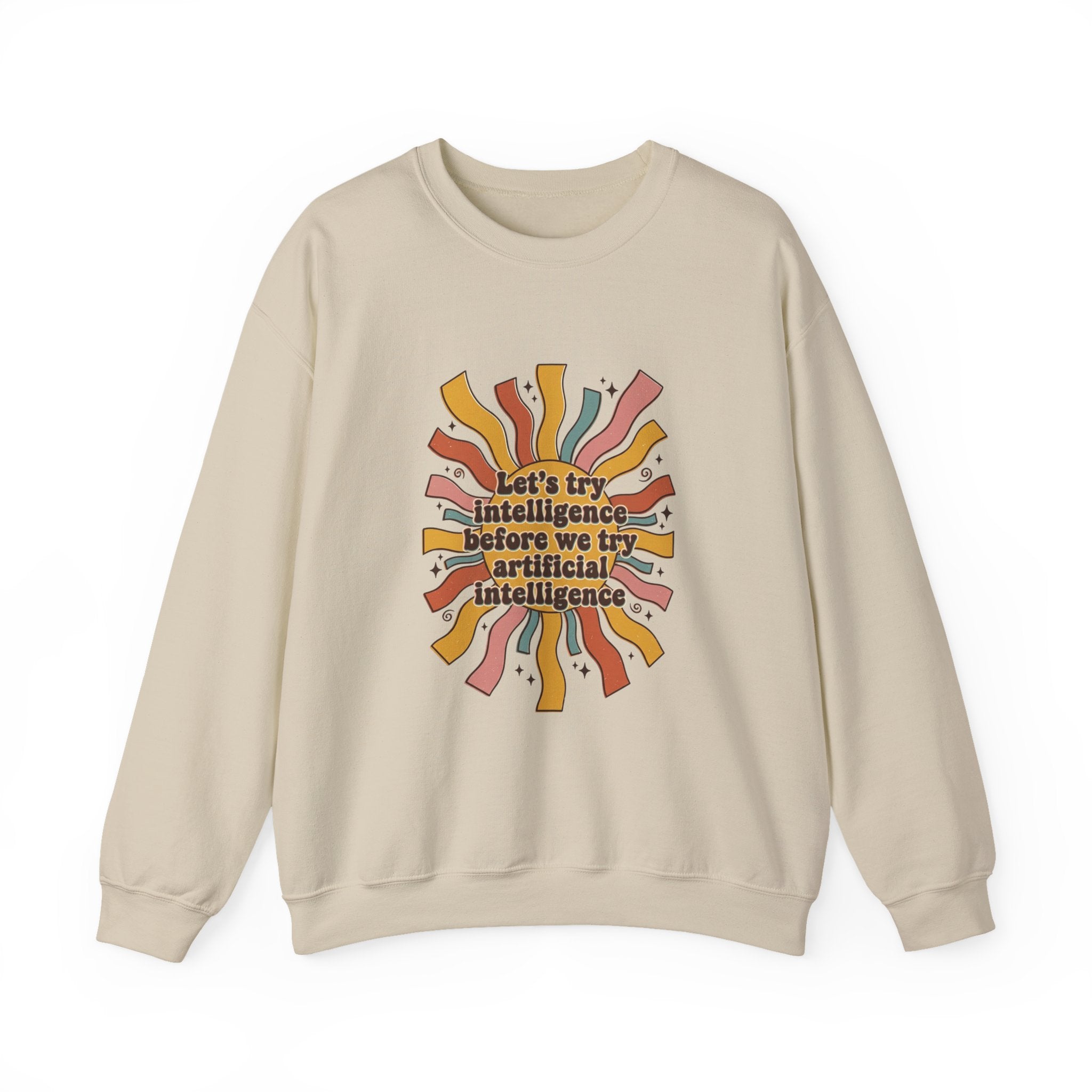 Groovy try intelligence Unisex Heavy Blend™ Crewneck Sweatshirt