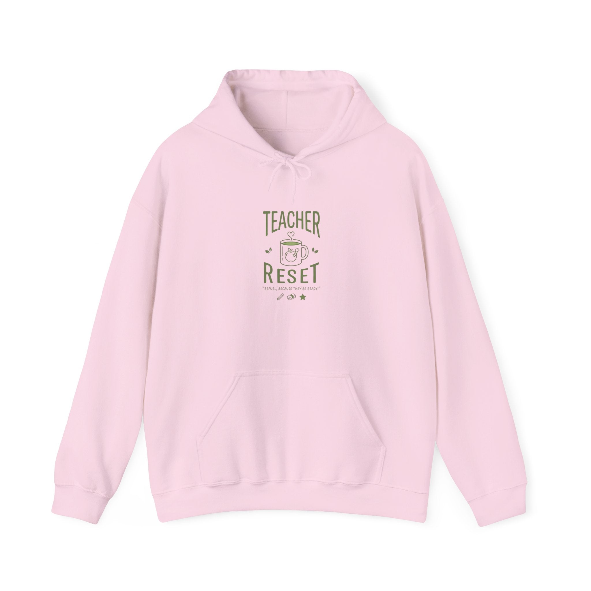 "Teacher Reset" Cozy Teacher Appreciation Pullover