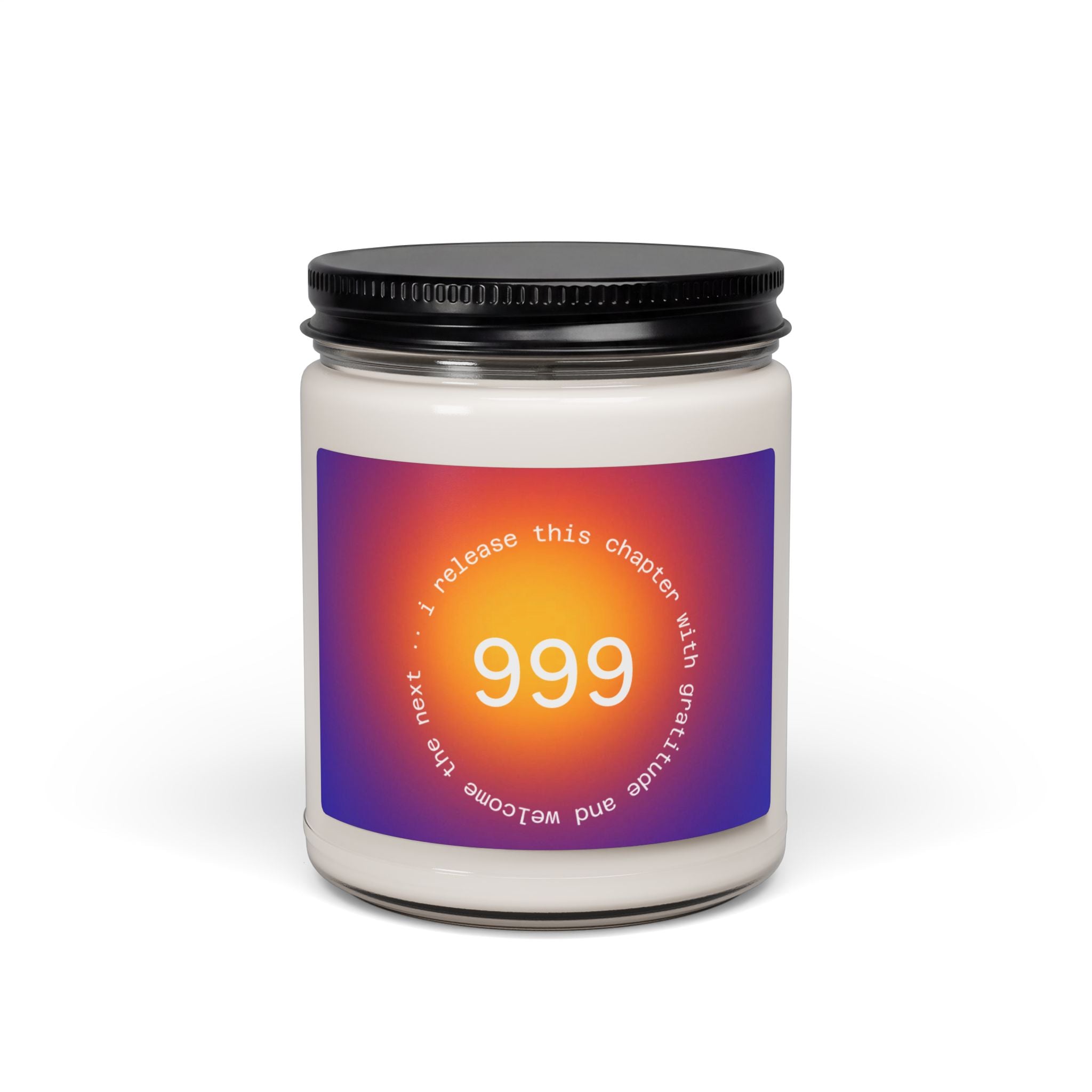 999 Release This Chapter Soy Candle — 9oz Scented Jar