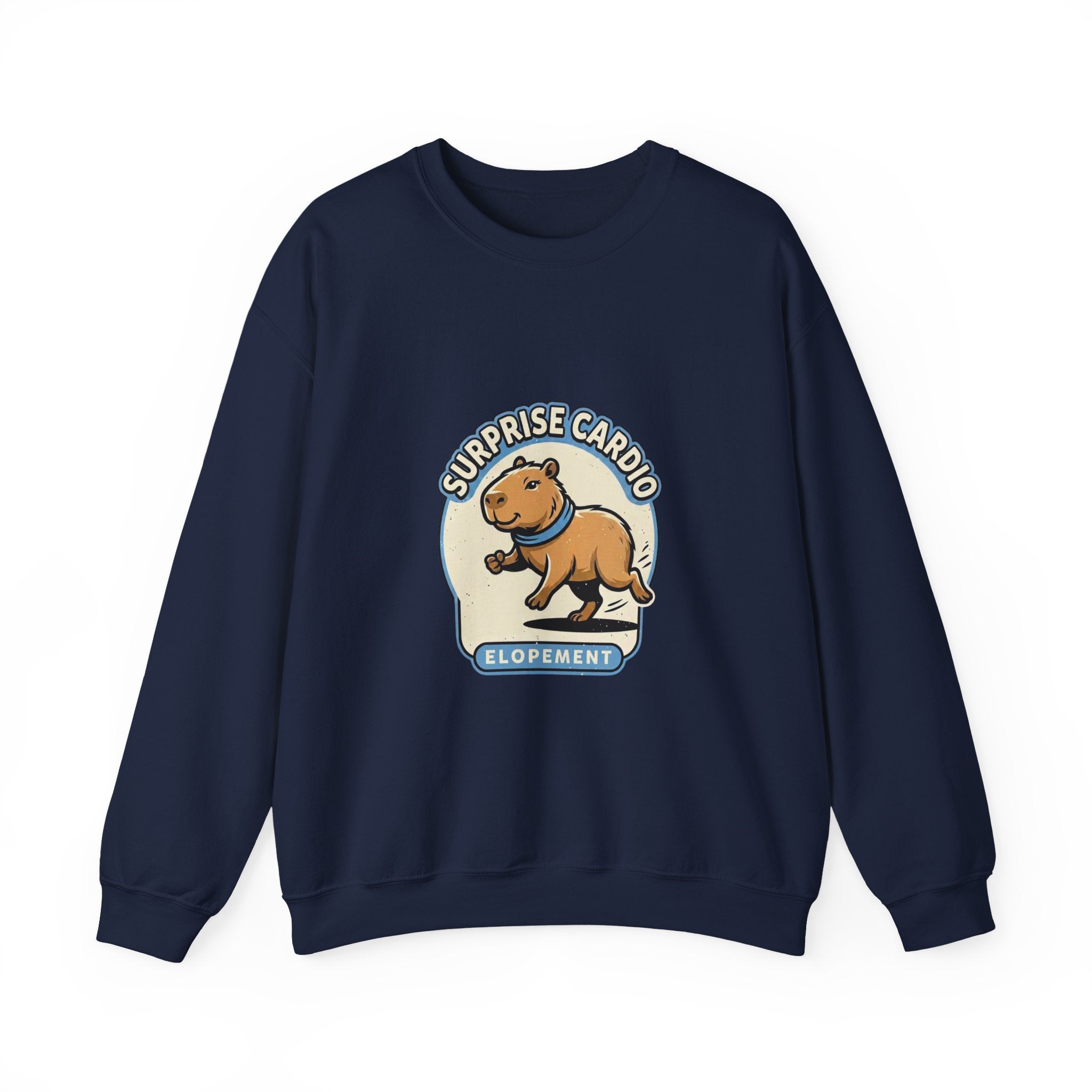 Surprise Cardio Dog Crewneck Sweatshirt | Soccer Fan Match-Day Colors