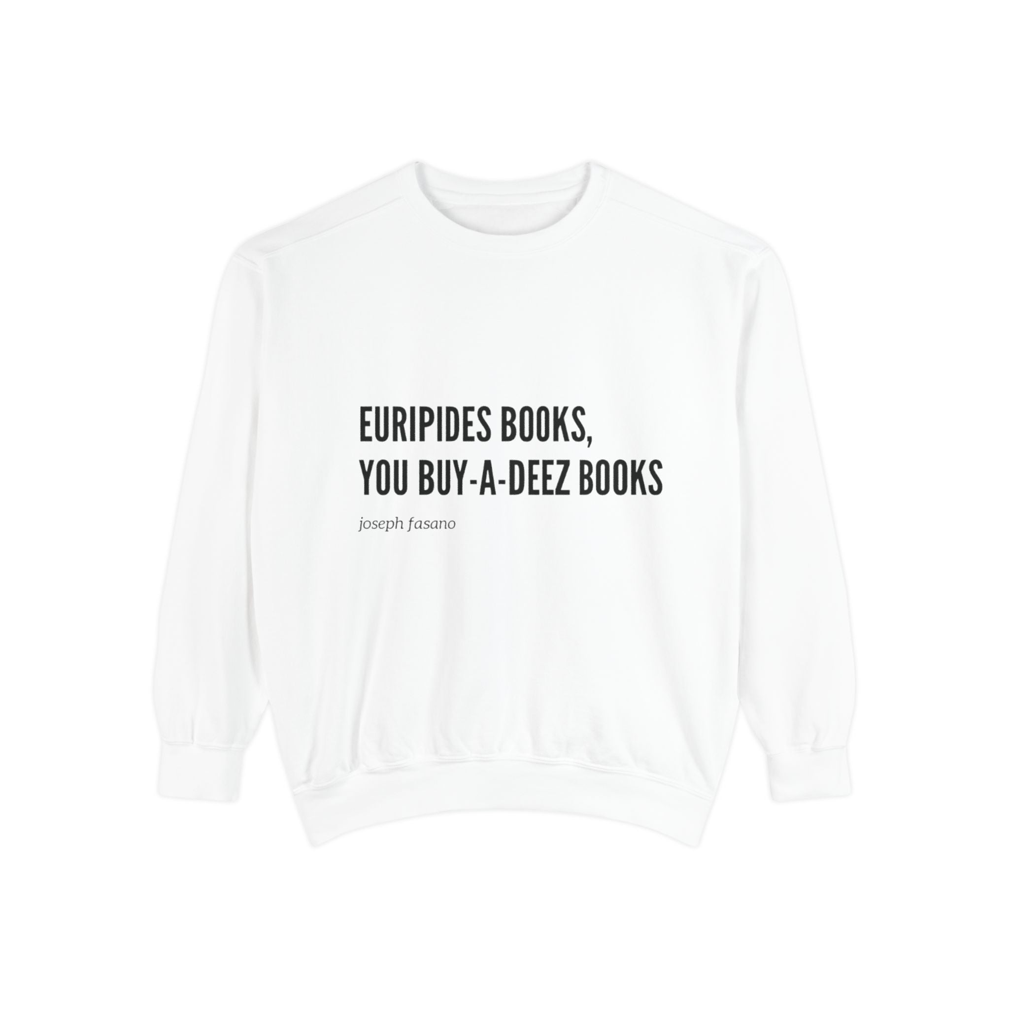 "euripides" crew neck sweatshirt