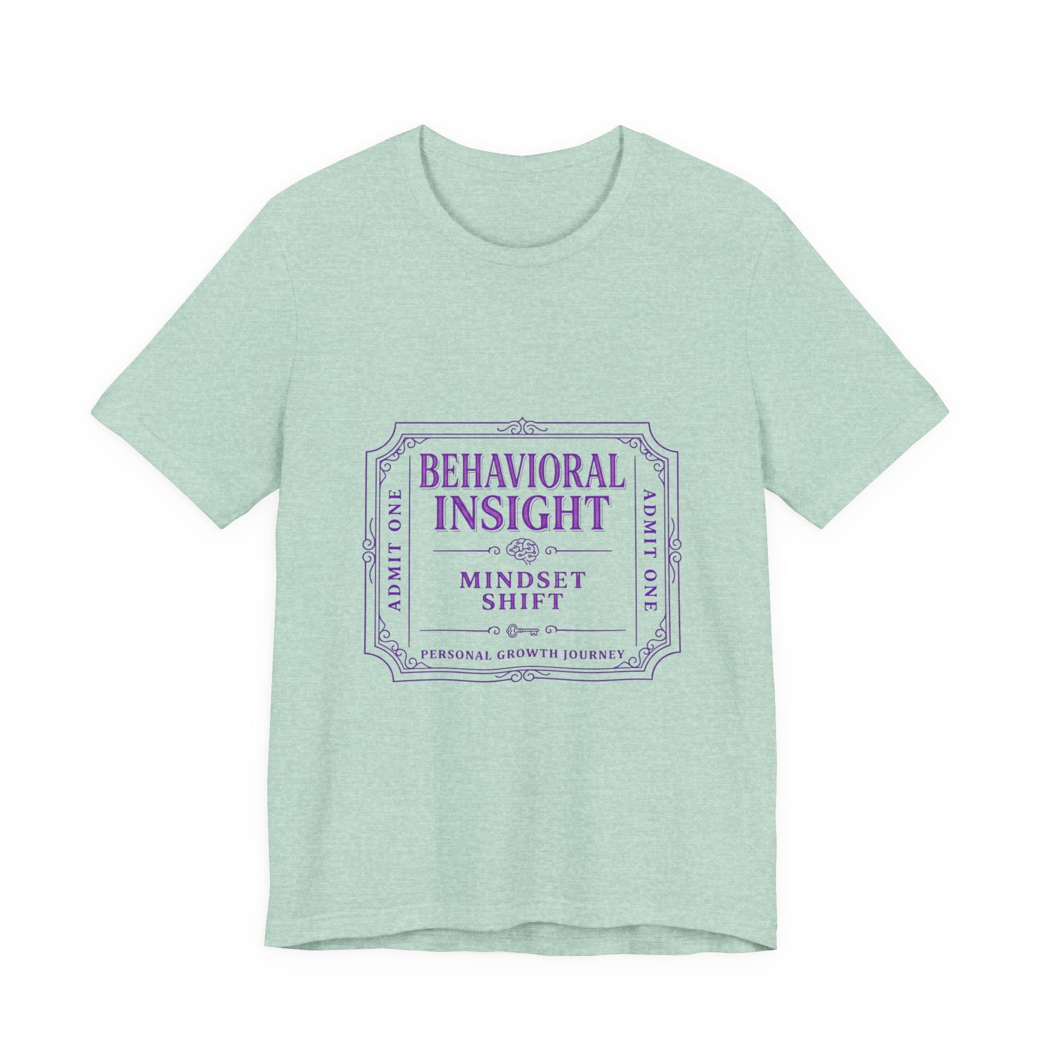 Behavioral Insight "Mindset Shift" Tee — Personal Growth Ticket Graphic T-Shirt