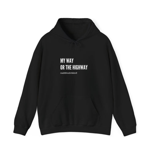 "my way" hoodie
