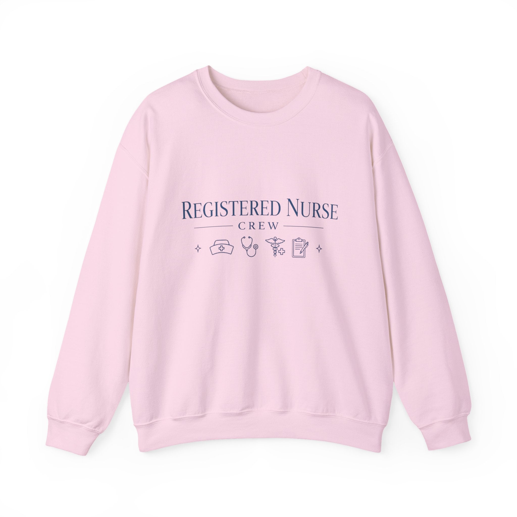 Registered Nurse Crewneck Sweatshirt – "Registered Nurse Crew" Comfort Pullover