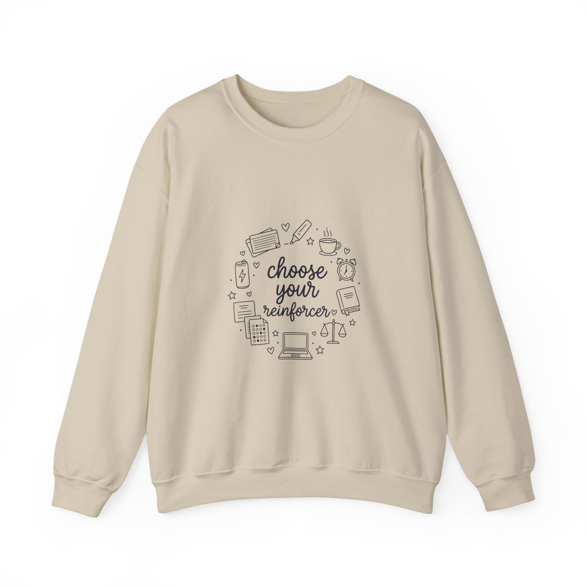 Crewneck Sweatshirt – "Choose Your Reinforcer" School Psych/Behavior Therapist Comfort Pullover